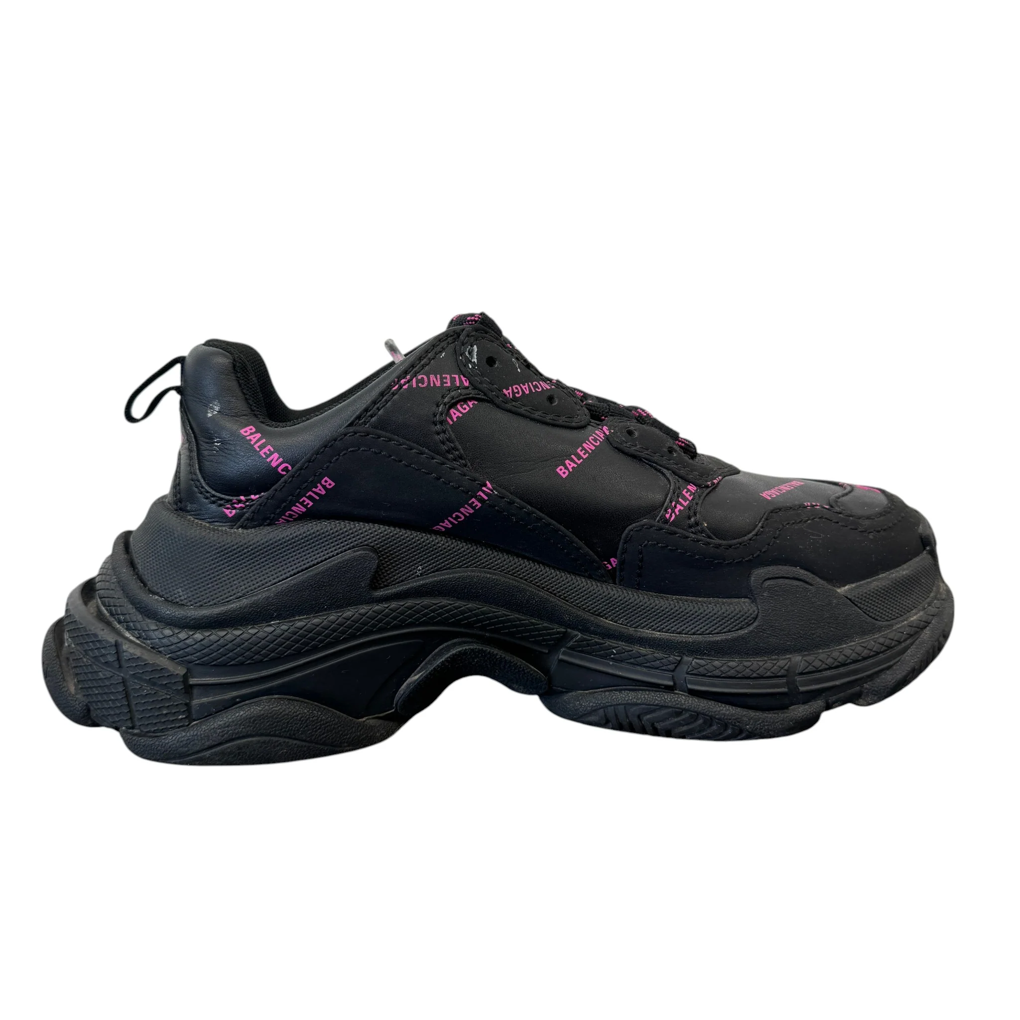 Women's Triple S Low Trainers Black Size EU 37 / UK 4 - Image 5