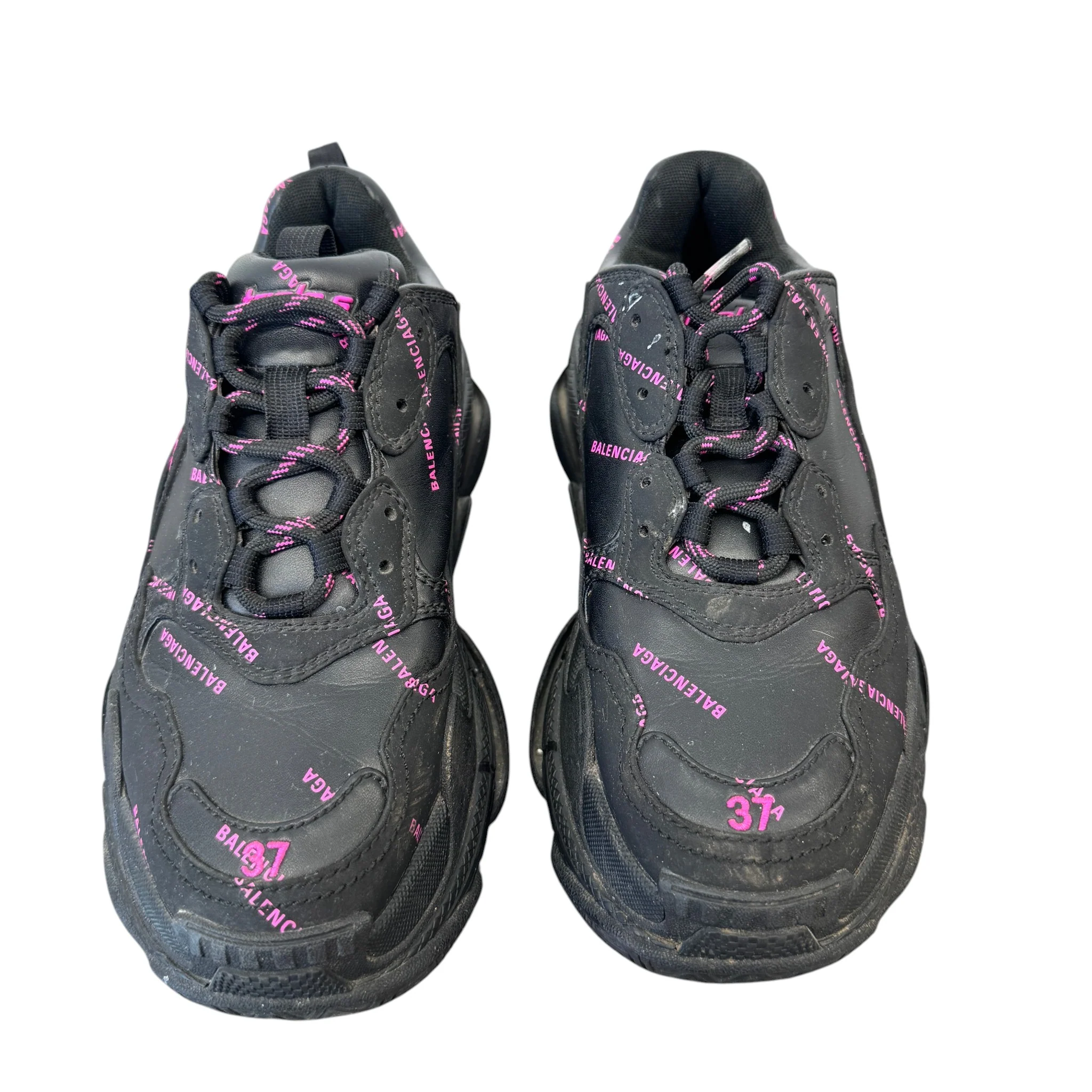 Women's Triple S Low Trainers Black Size EU 37 / UK 4 - Image 6