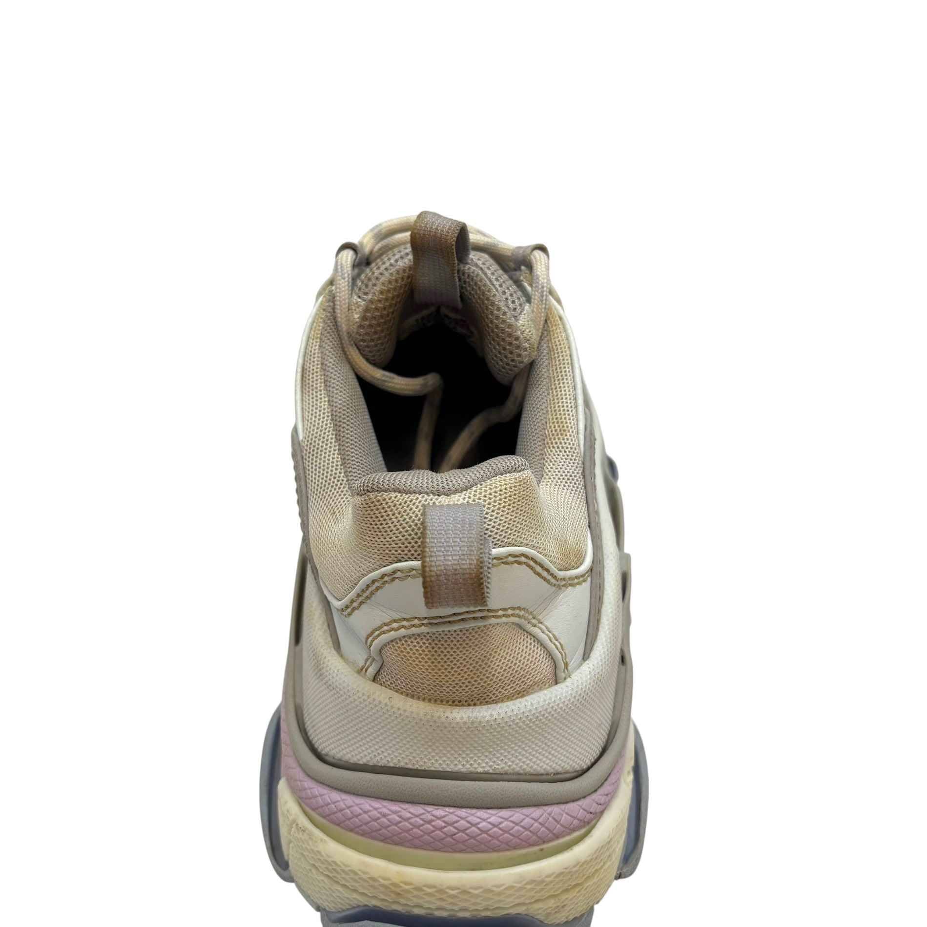 Women's Triple S Low Trainers Grey Size EU 39 / UK 6 - Image 13