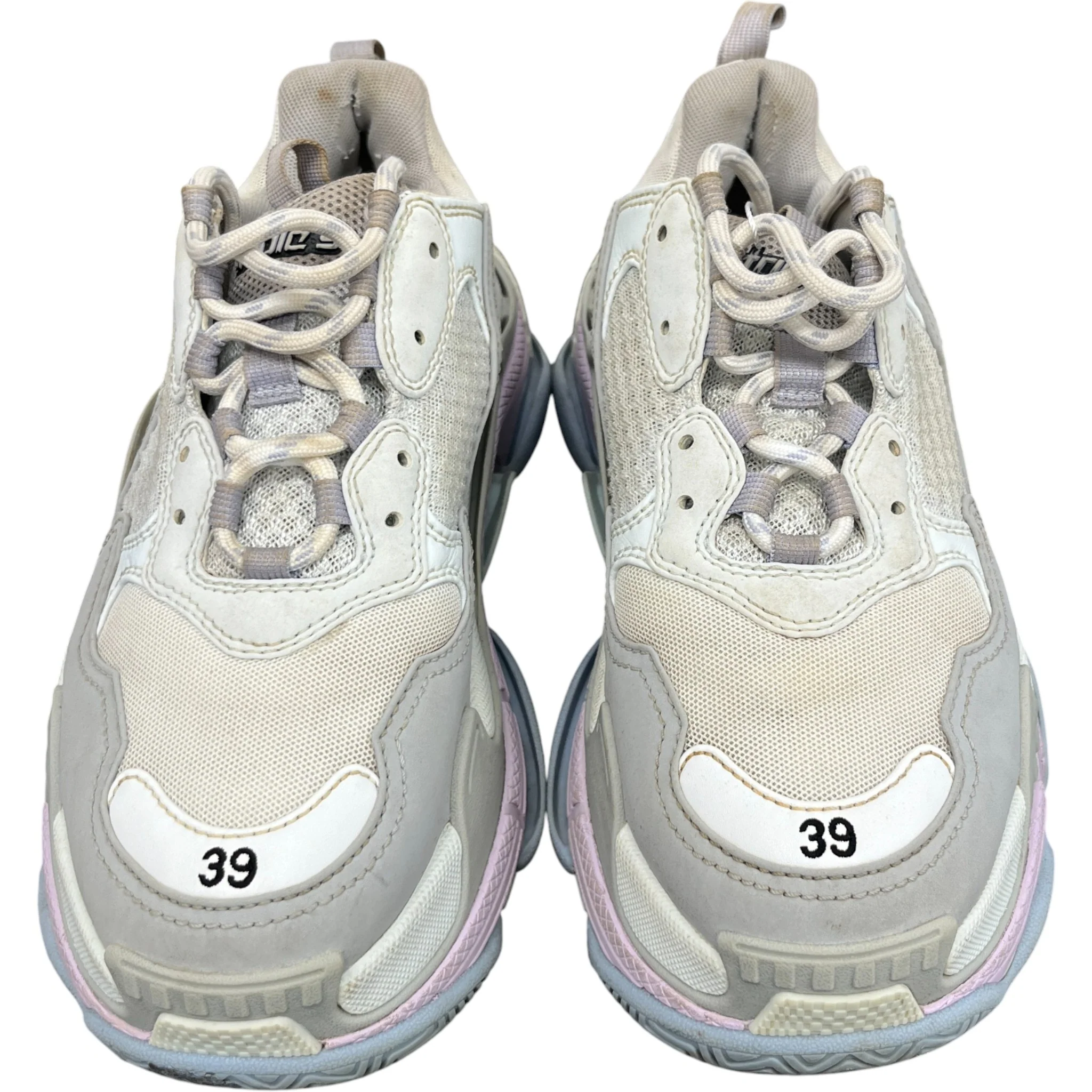 Women's Triple S Low Trainers Grey Size EU 39 / UK 6 - Image 6