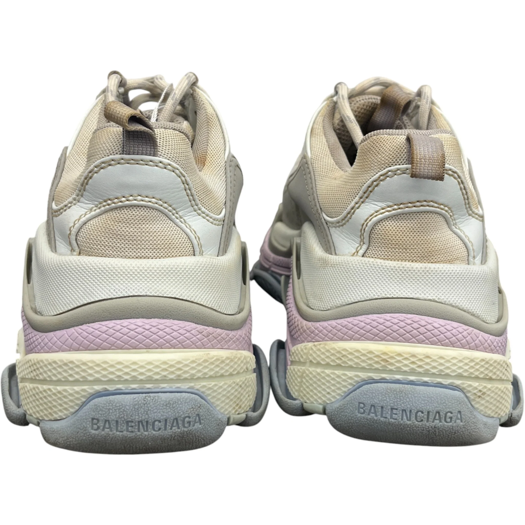 Women's Triple S Low Trainers Grey Size EU 39 / UK 6 - Image 7