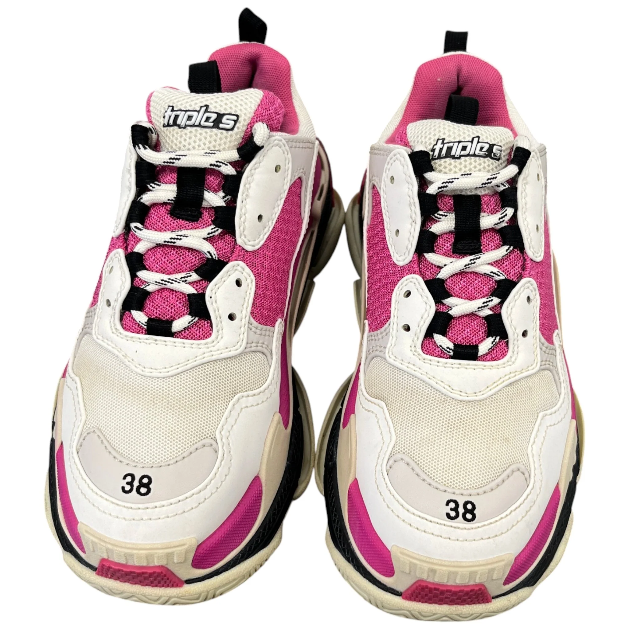 Women's Triple S Low Trainers Pink Size EU 38 / UK 5 - Image 6
