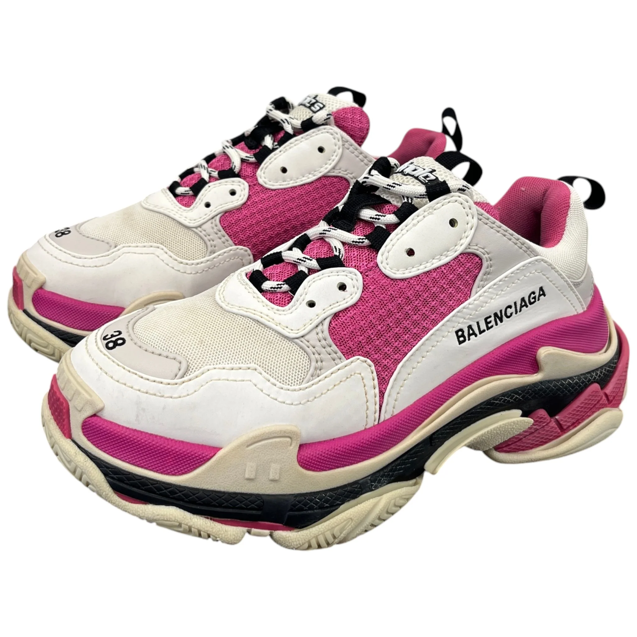 Women's Triple S Low Trainers Pink Size EU 38 / UK 5 - Image 9