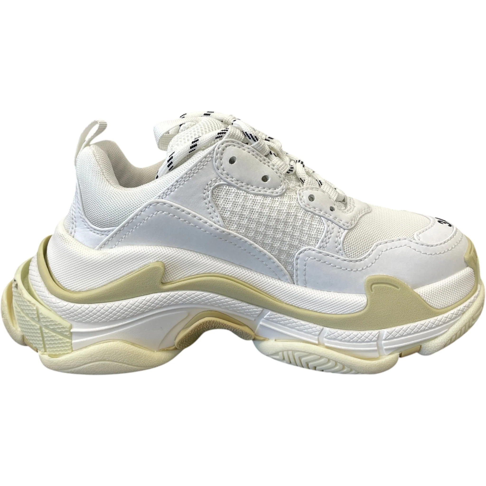Women's Triple S Low Trainers White Size EU 34 / UK 1 - Image 4