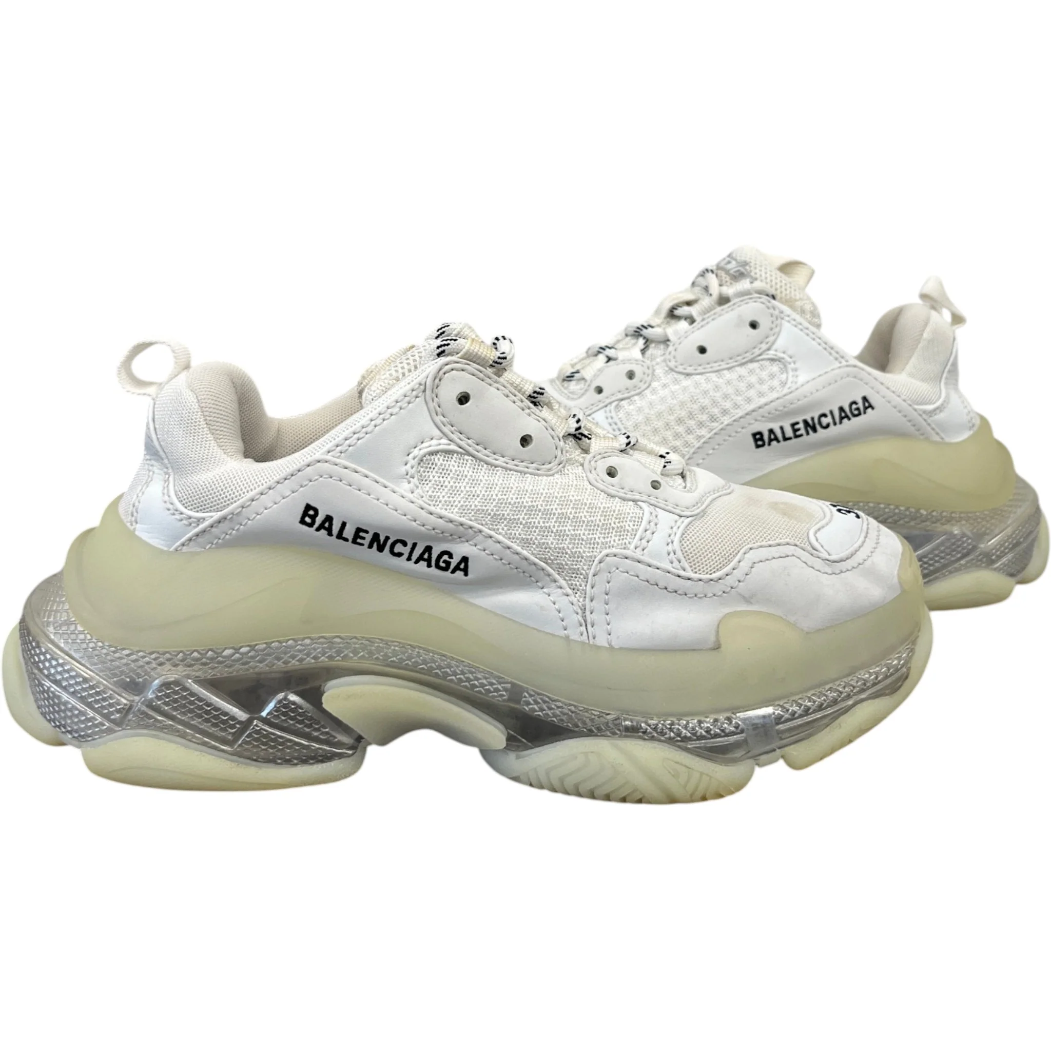 Women's Triple S Low Trainers White Size EU 37 / UK 4 - Image 3