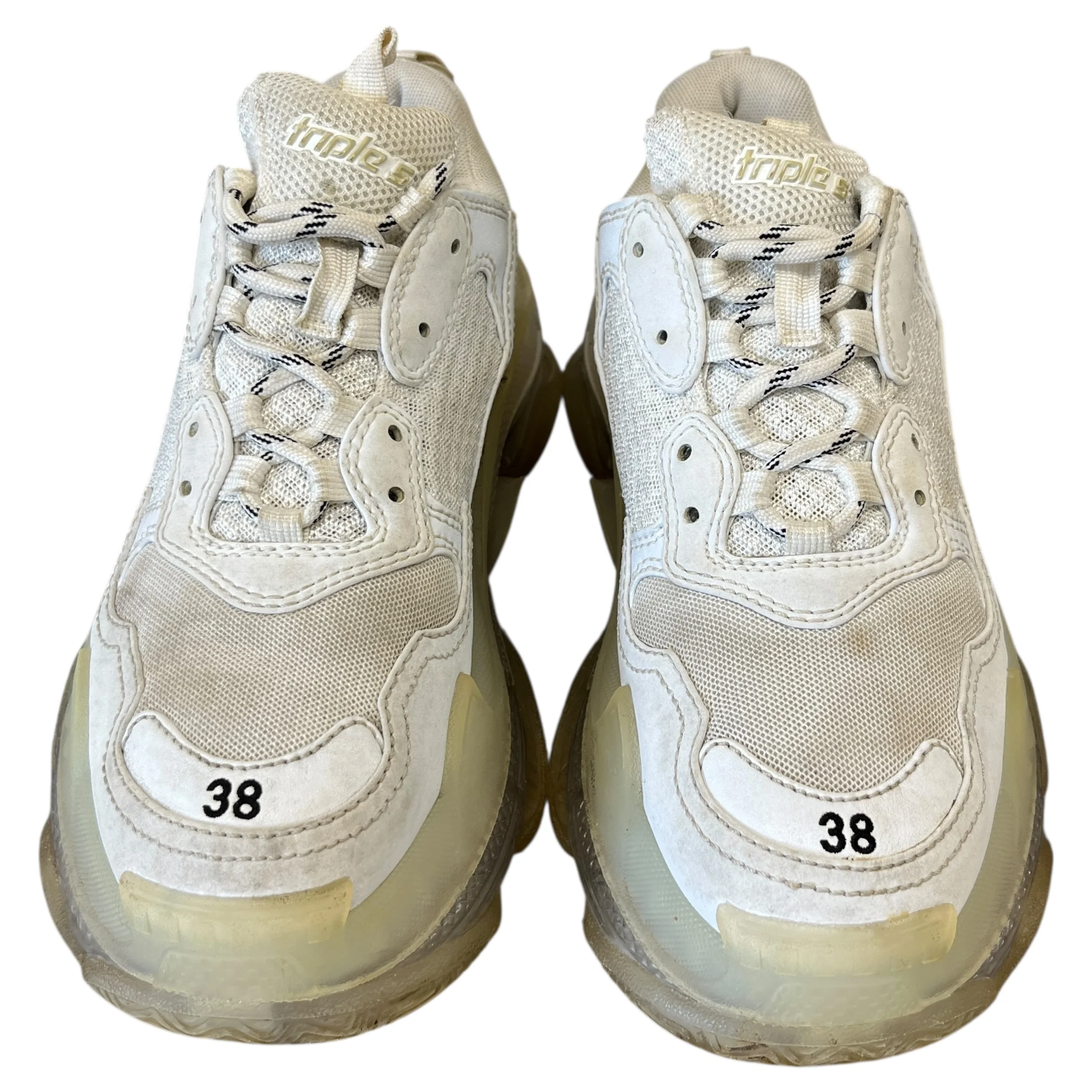 Women's Triple S Low Trainers White Size EU 38 / UK 5 - Image 6