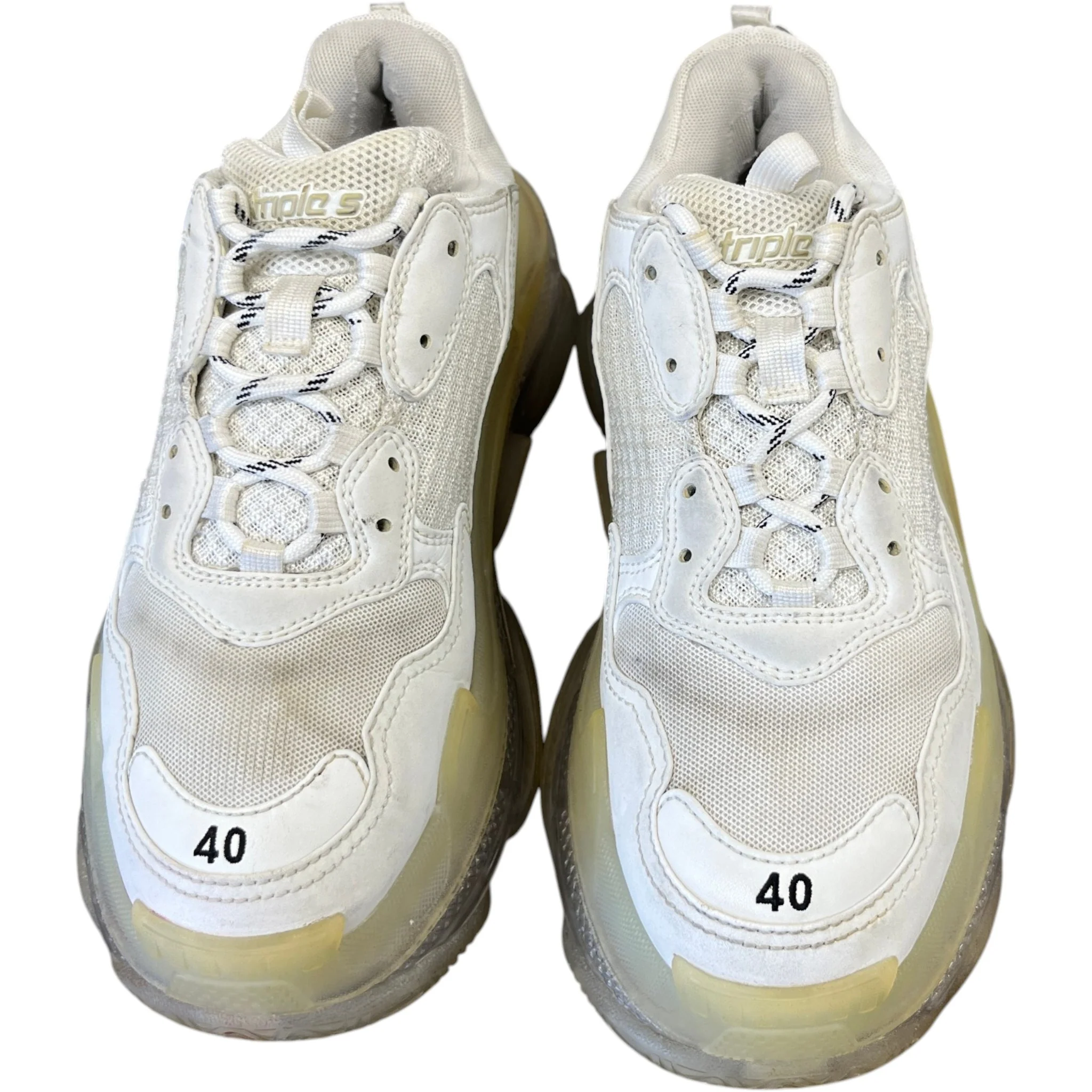 Women's Triple S Low Trainers White Size EU 40 / UK 7 - Image 6