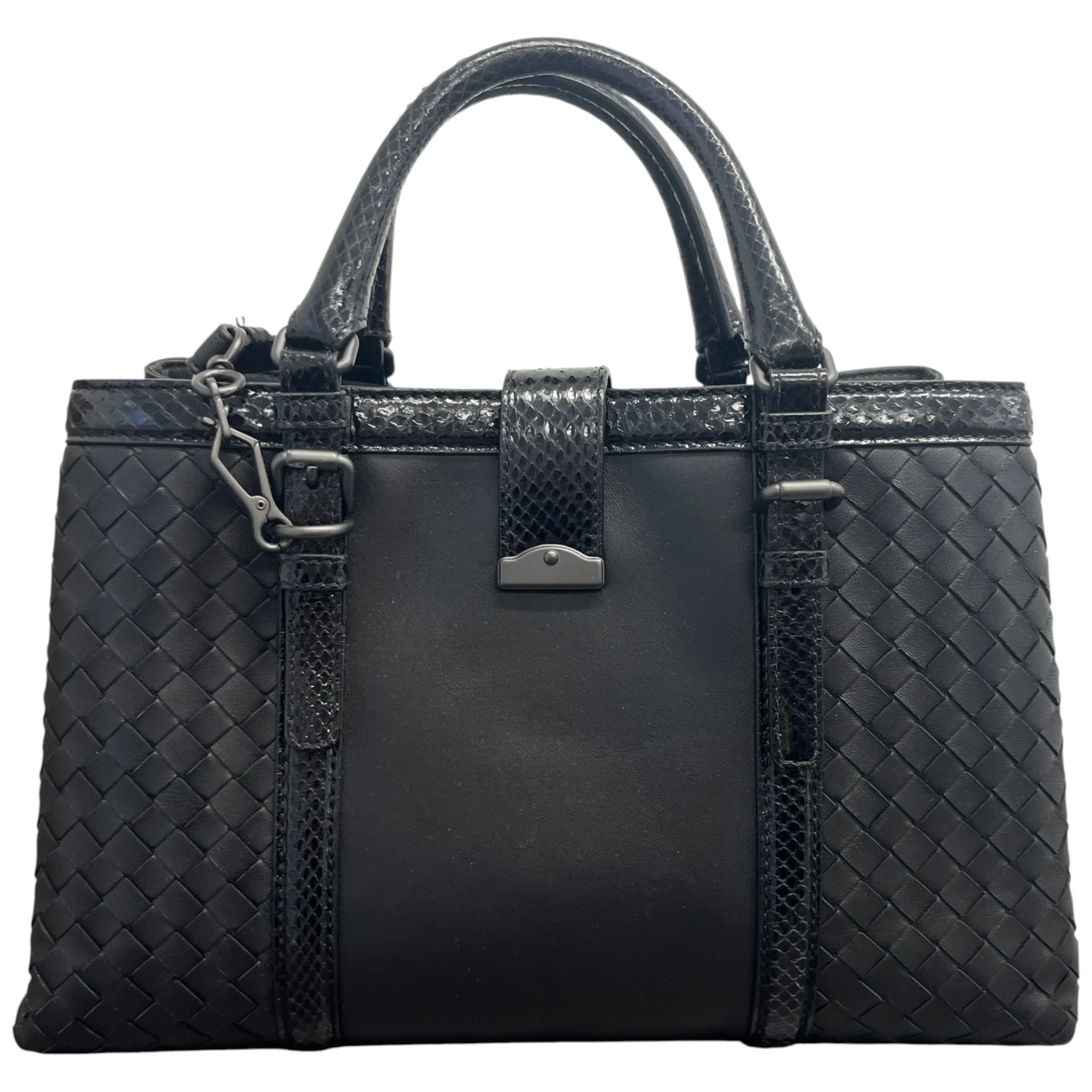 Women's Veneta Roma Small Handbag Black - Image 3