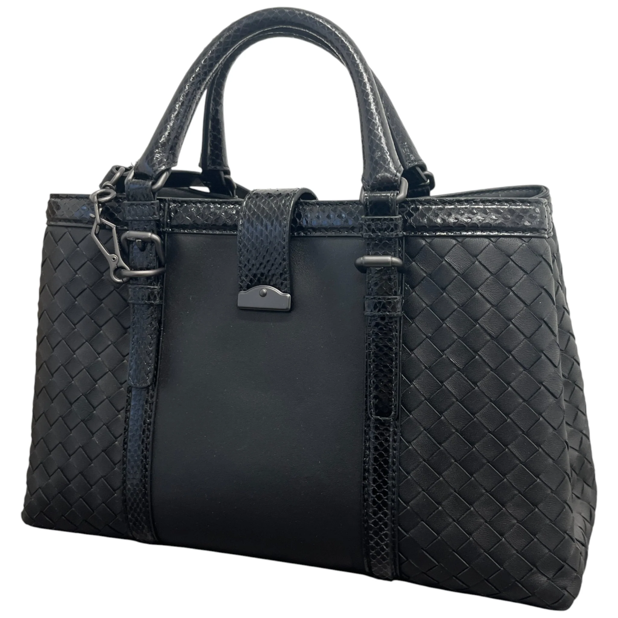 Women's Veneta Roma Small Handbag Black - Image 7