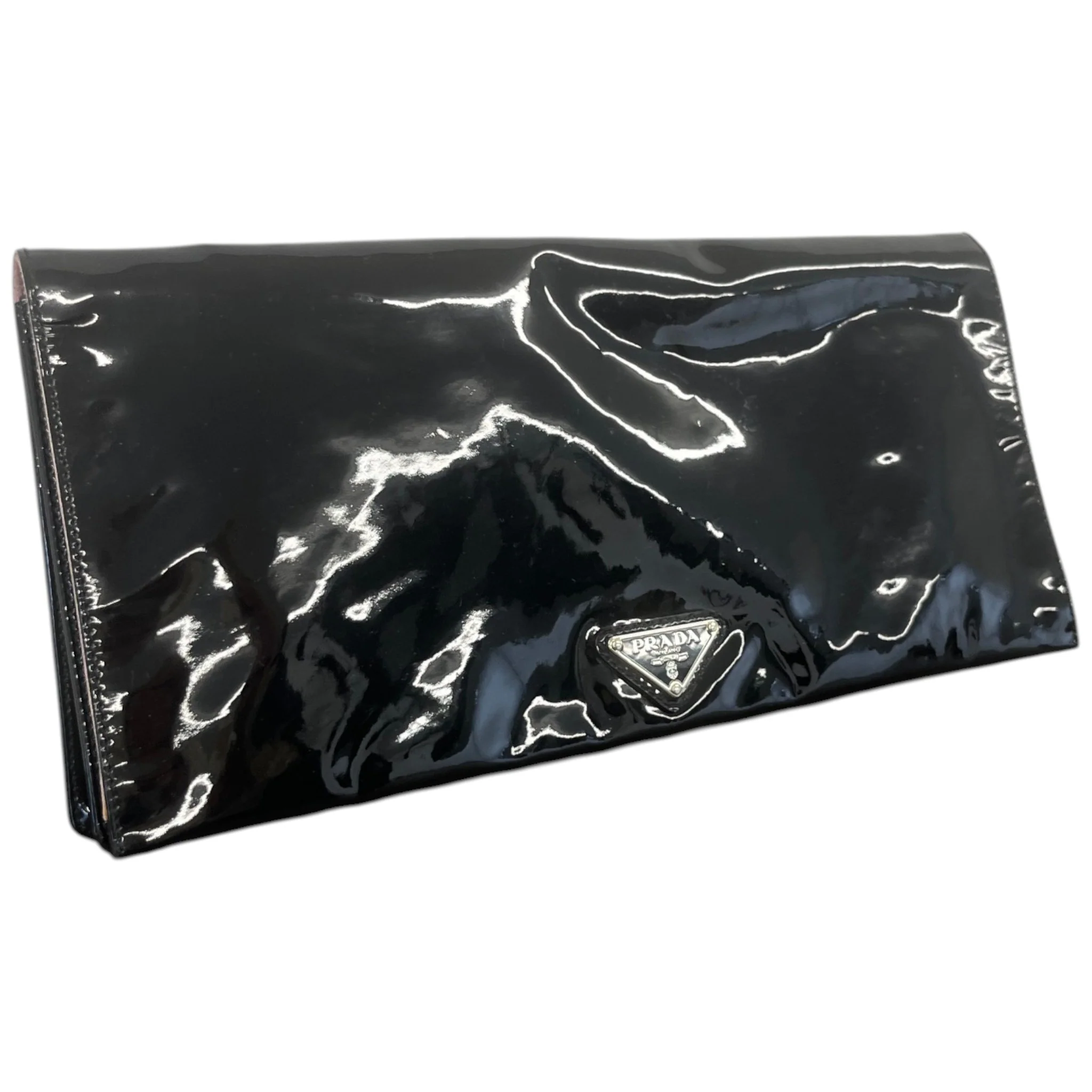Women's Vernice Specchi Clutch Black - Image 4