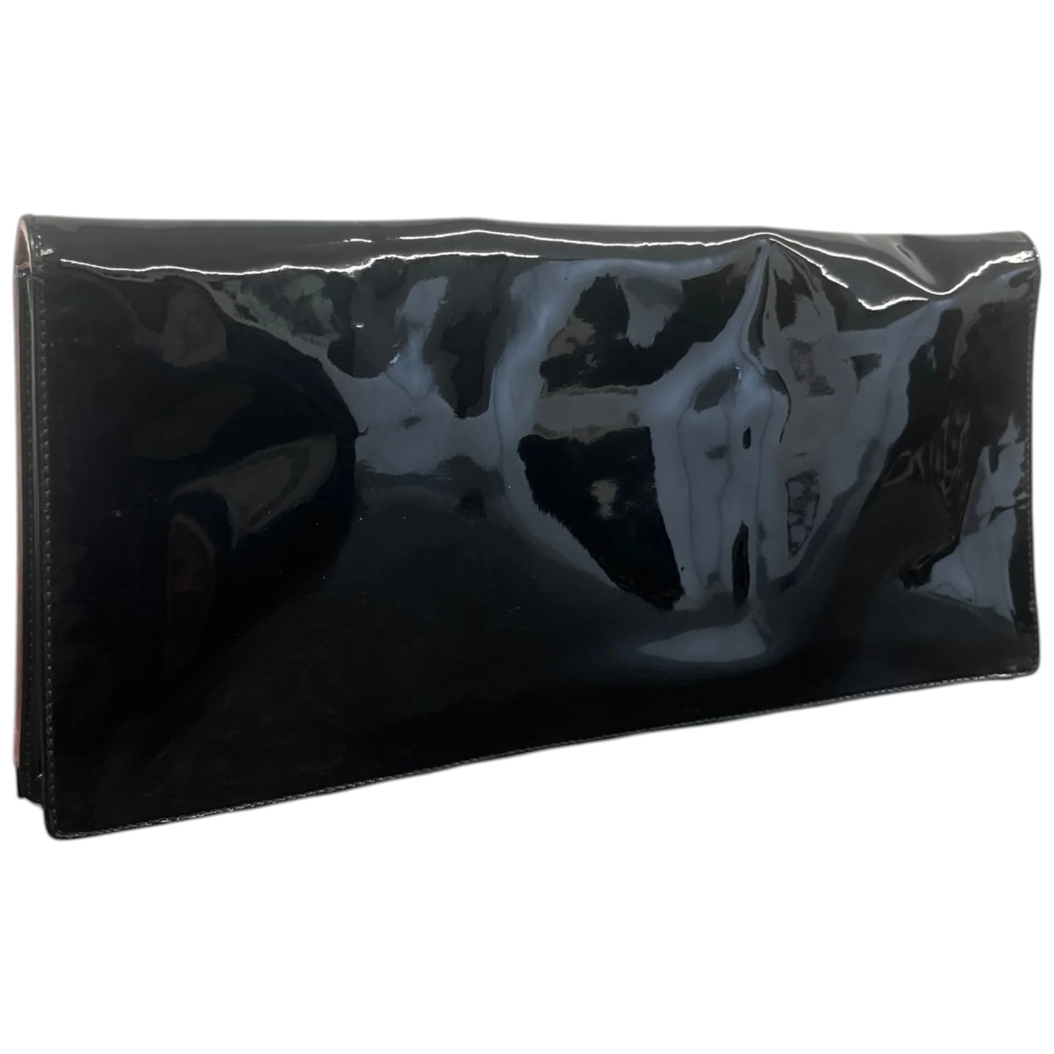 Women's Vernice Specchi Clutch Black - Image 7