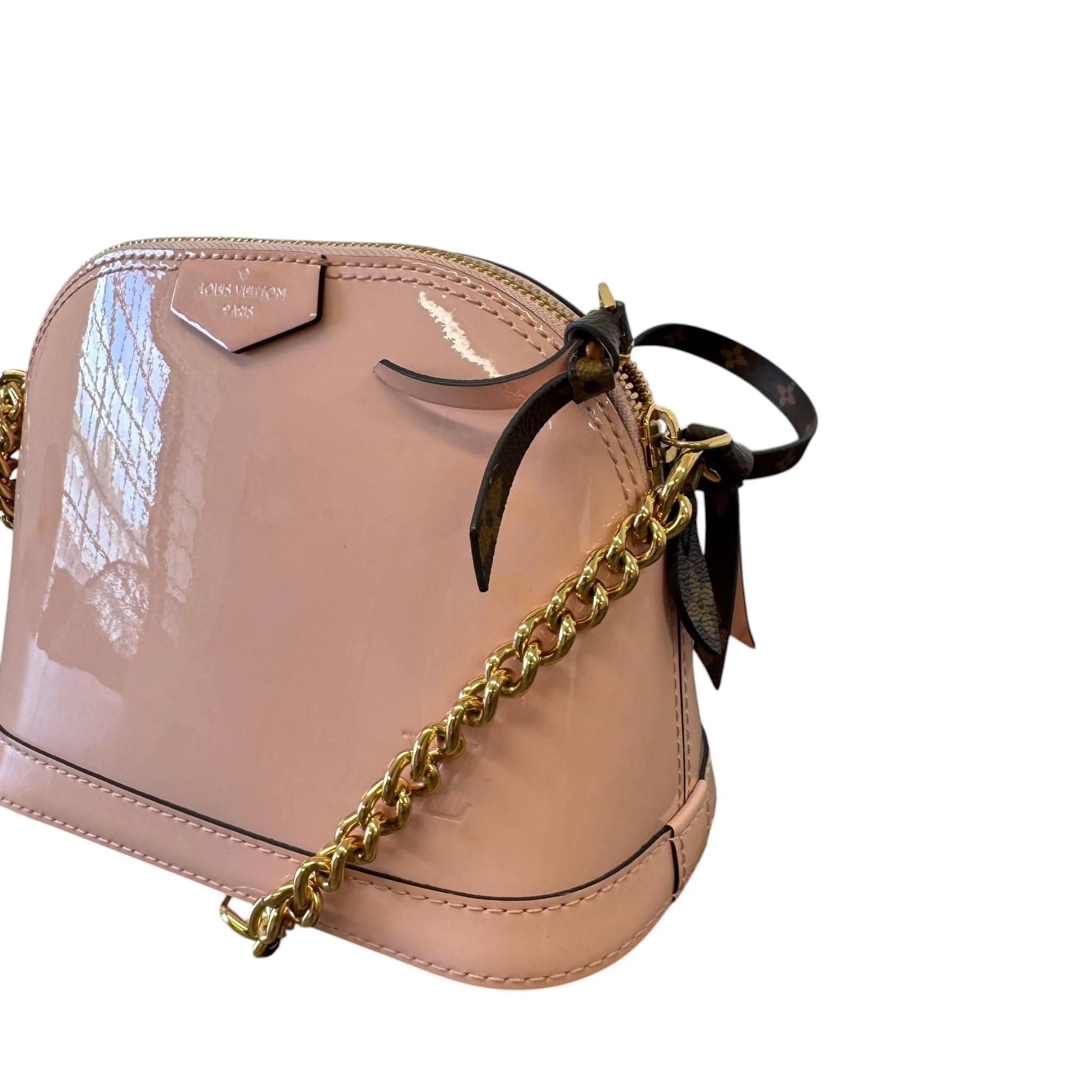 Women's Vernis Alma Mini Chain Bag Pink - Image 4