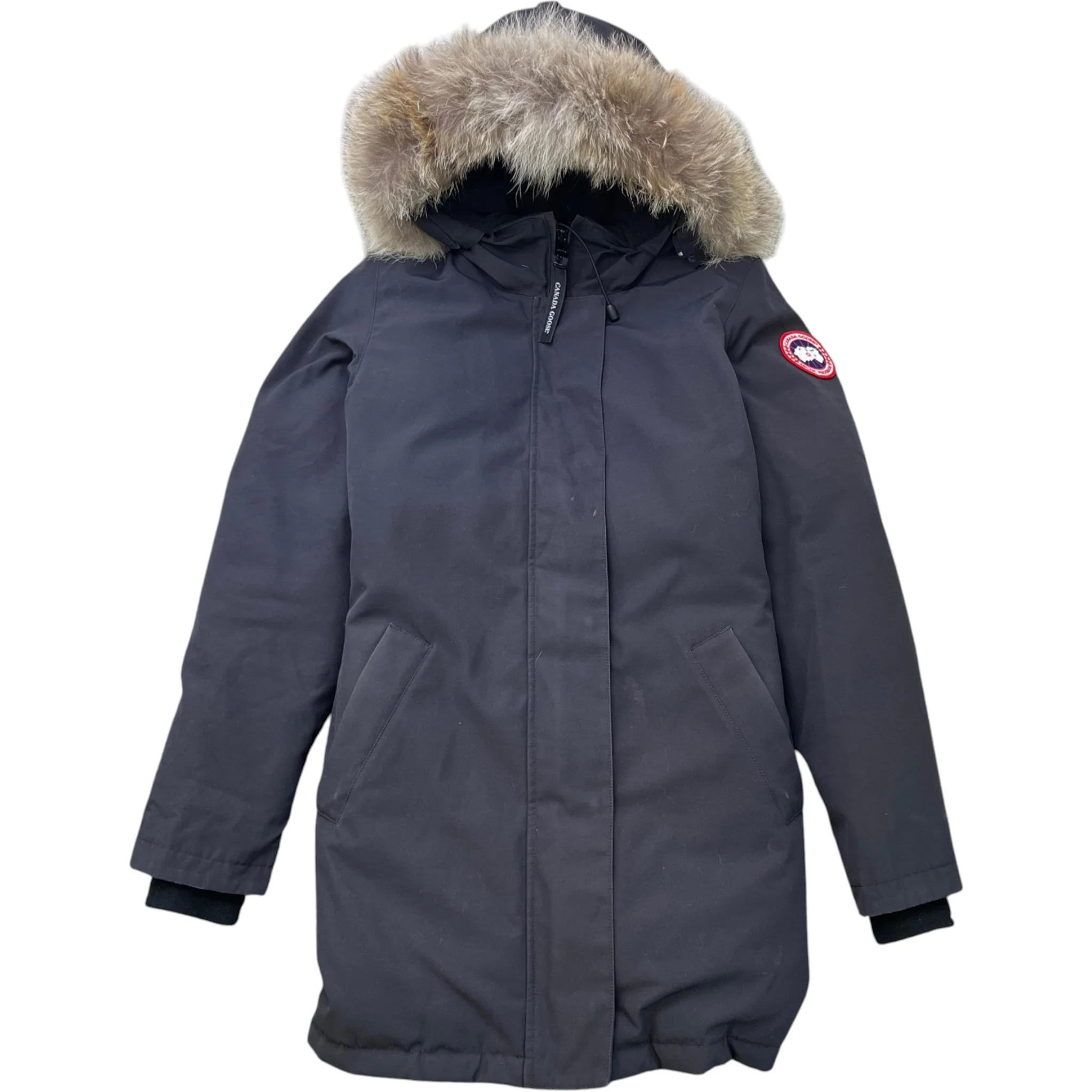 Women's Victoria Parka Down Jacket Navy Size S