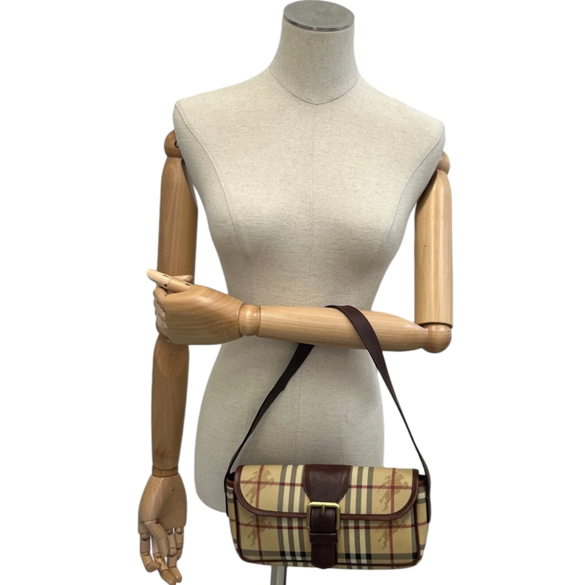 Women's Vintage Check Bag Beige - Image 2