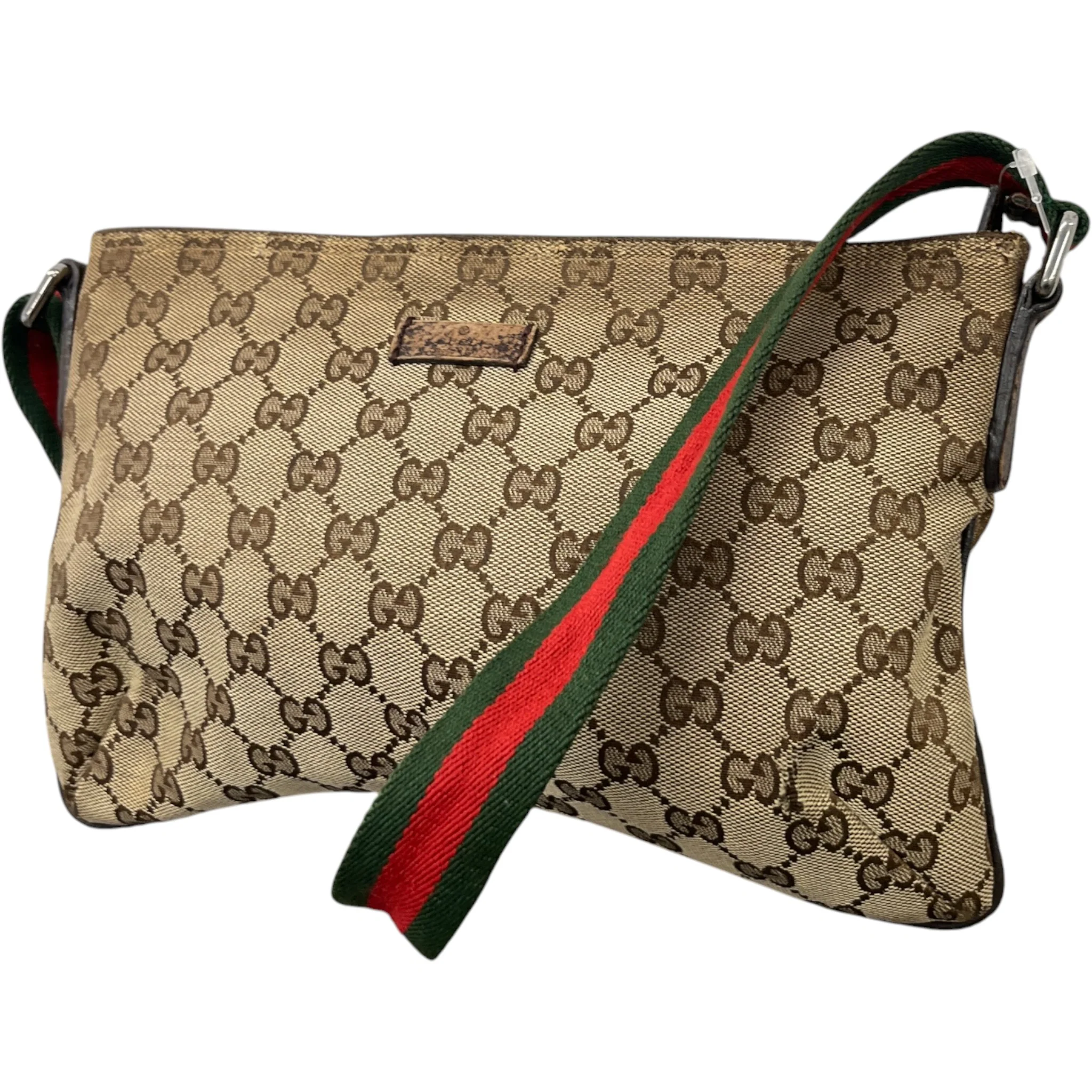 Women's Vintage Gg Monogram Bag Brown - Image 5