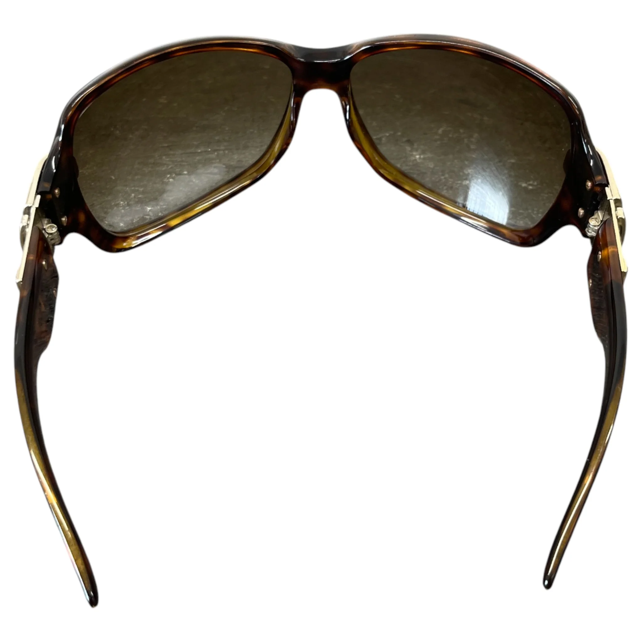 Women's Vintage Horsebit Sunglasses Brown - Image 4
