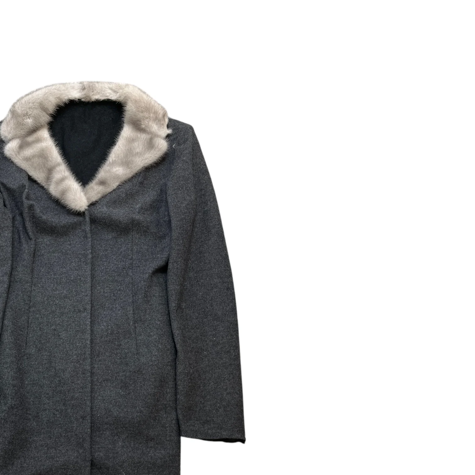 Women's Vintage Mink Fur Dress Jacket Grey Size 44 / UK 12 - Image 3