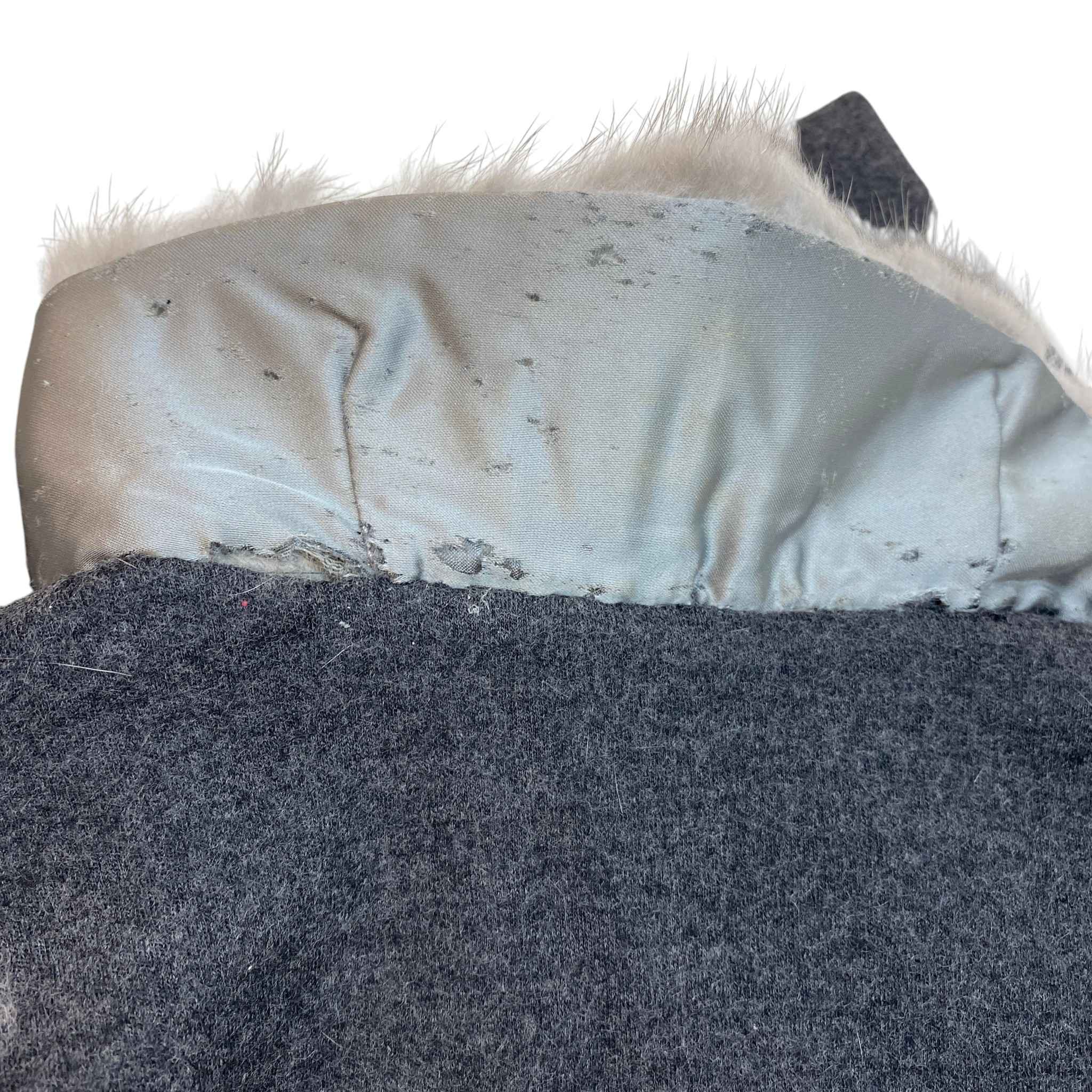Women's Vintage Mink Fur Dress Jacket Grey Size 44 / UK 12 - Image 9