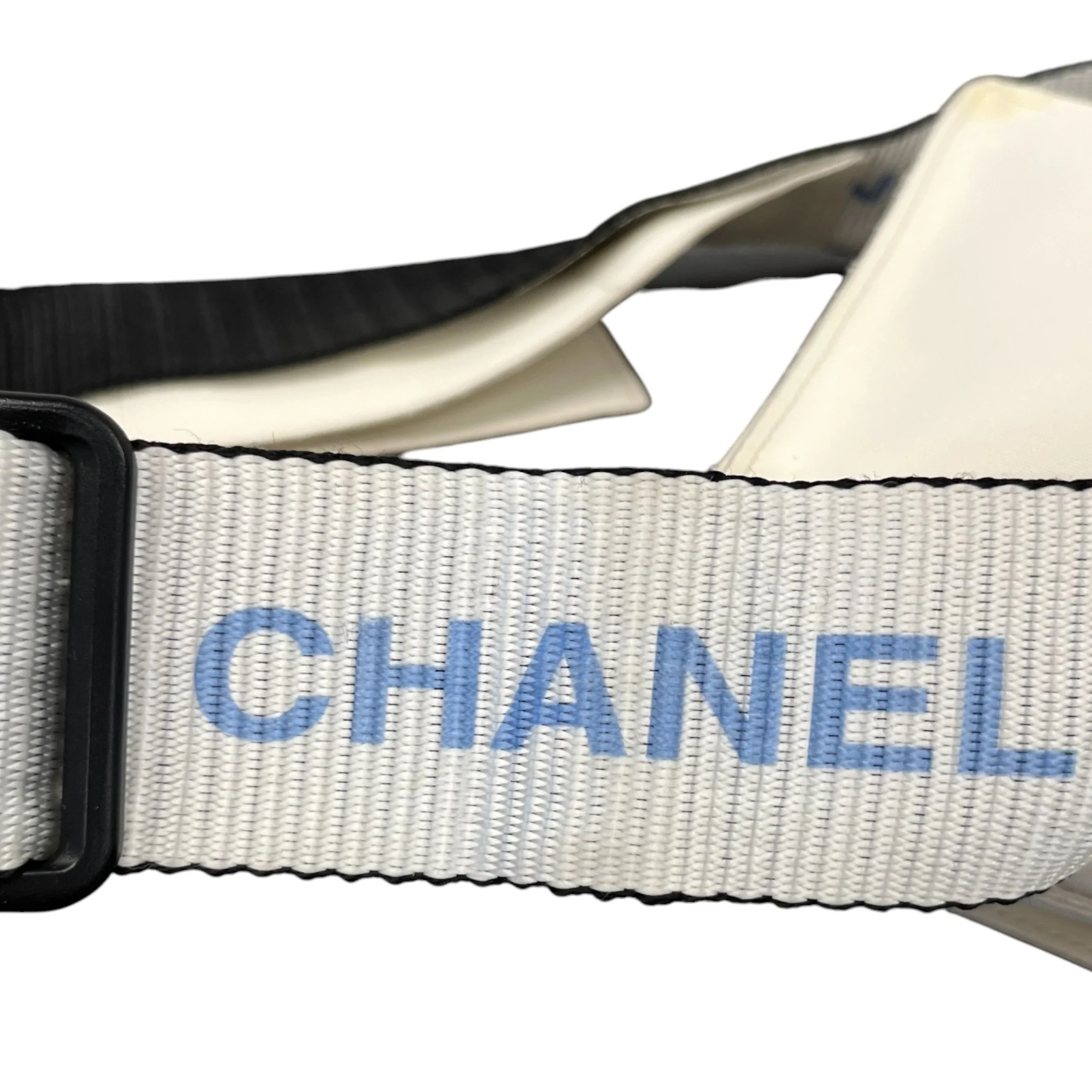 Women's Vintage Nylon Logo Strap Belt Bag Cream - Image 10
