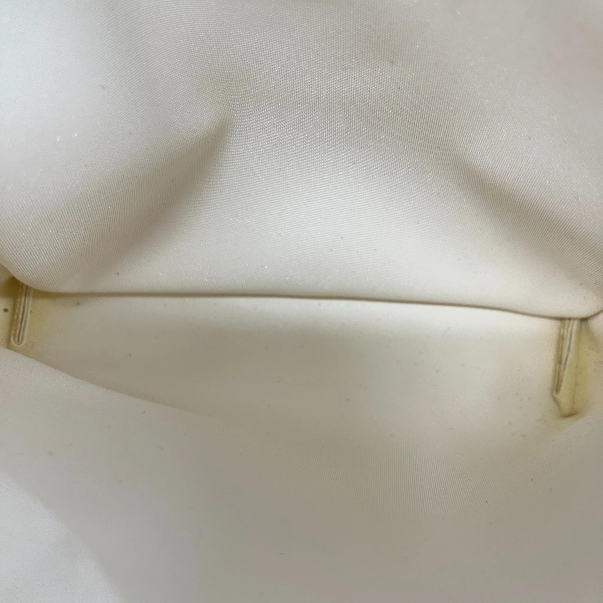 Women's Vintage Nylon Logo Strap Belt Bag Cream - Image 12