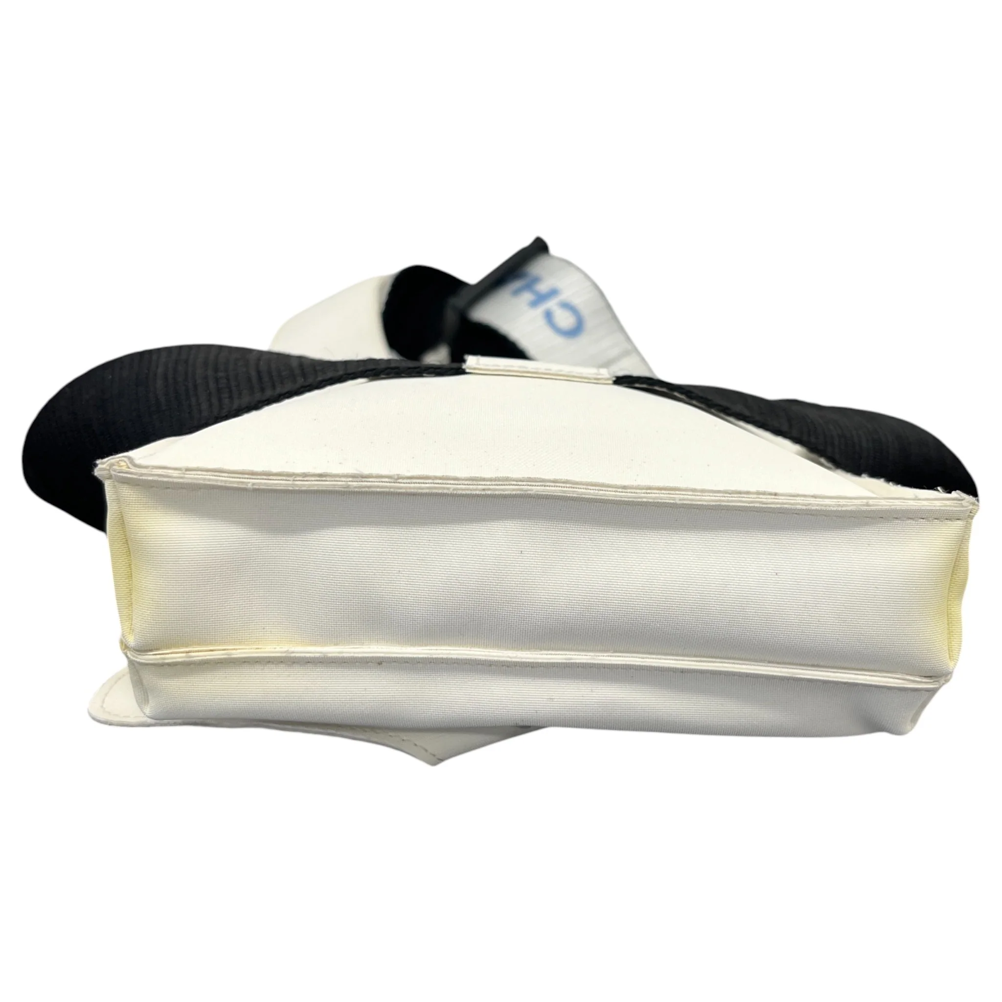 Women's Vintage Nylon Logo Strap Belt Bag Cream - Image 9