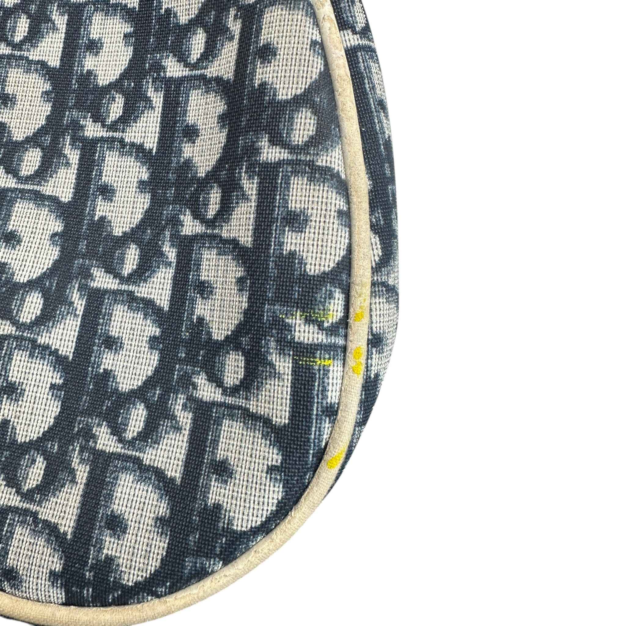 Women's Vintage Saddle Oblique Bag Navy - Image 14