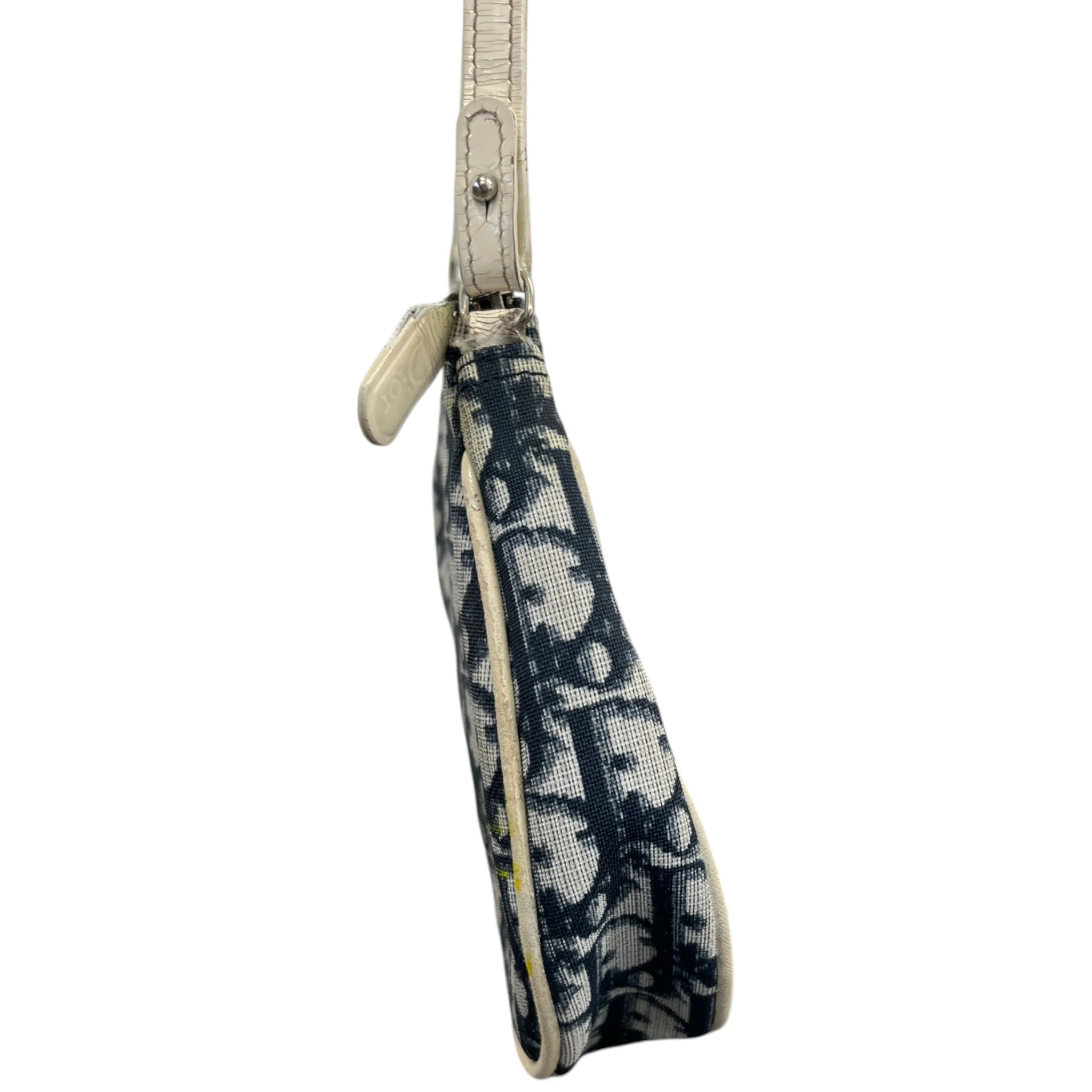 Women's Vintage Saddle Oblique Bag Navy - Image 7
