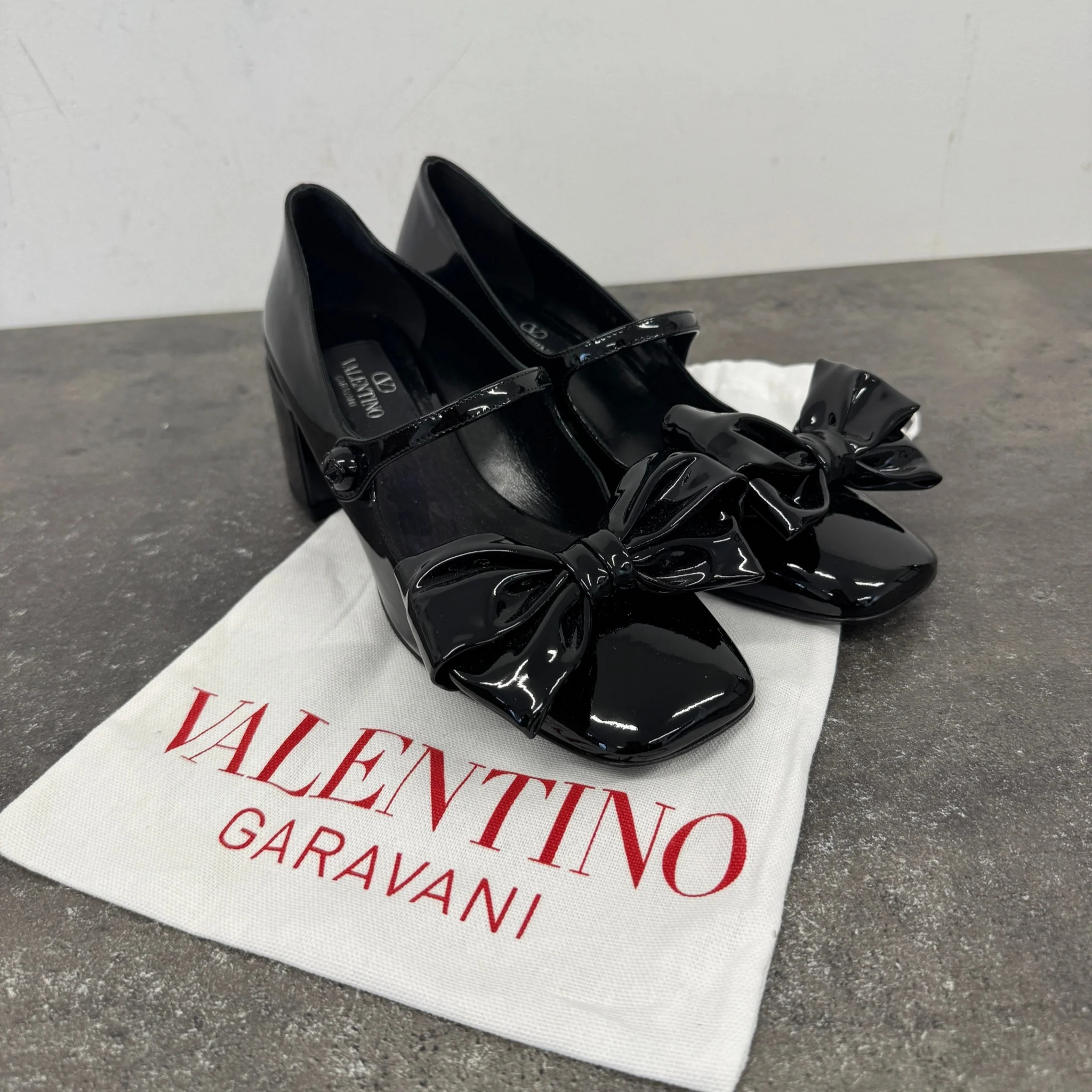 Women's Vlogo Mary Jane Pumps Mules Black Size EU 38 / UK 5 - Image 11