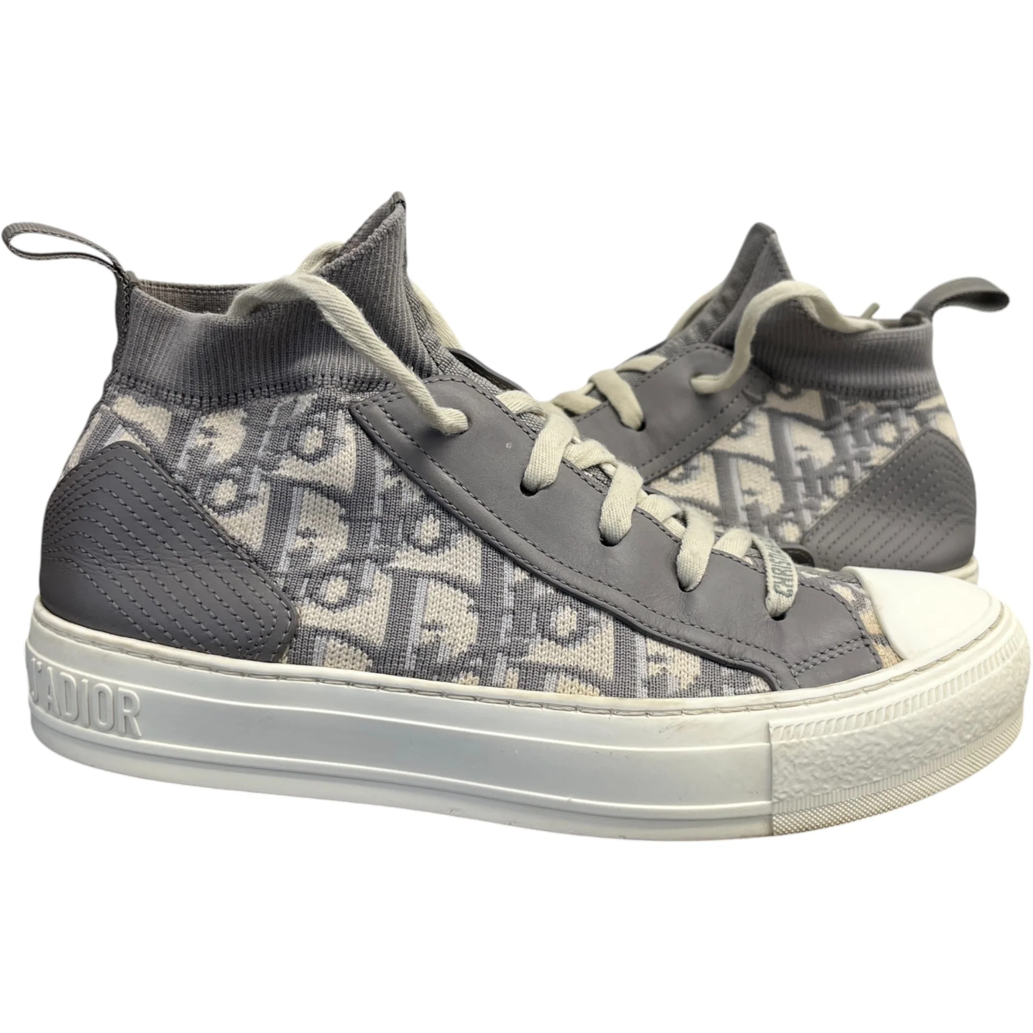 Women's Walk'N'Dior High Trainers Grey Size EU 36.5 / UK 3.5 - Image 3