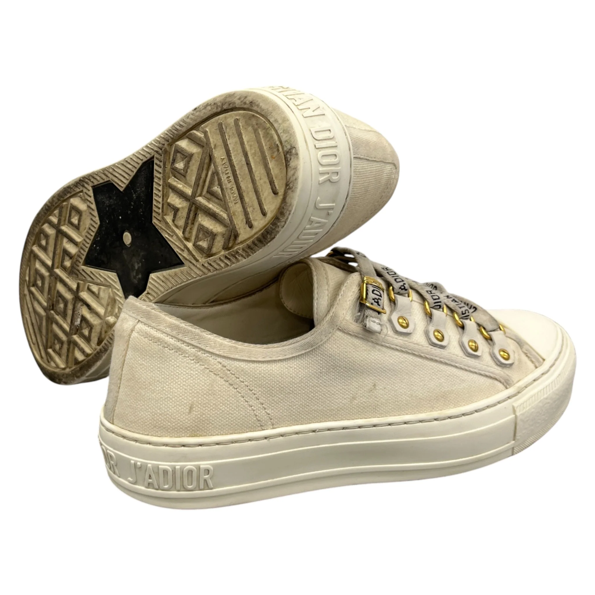 Women's Walk'N'Dior Low Trainers Cream Size EU 36.5 / UK 3.5 - Image 10
