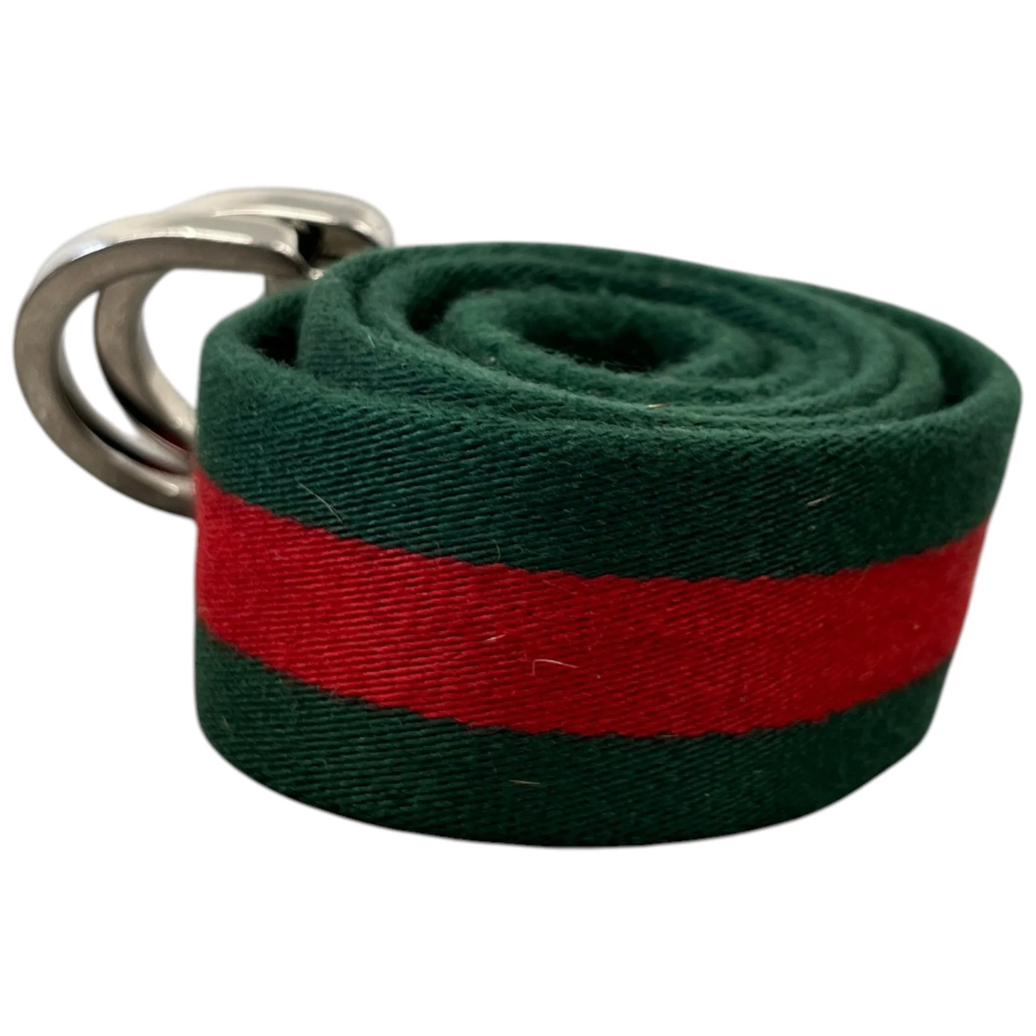 Women's Web Belt Green Size 85CM / UK 10 - Image 2