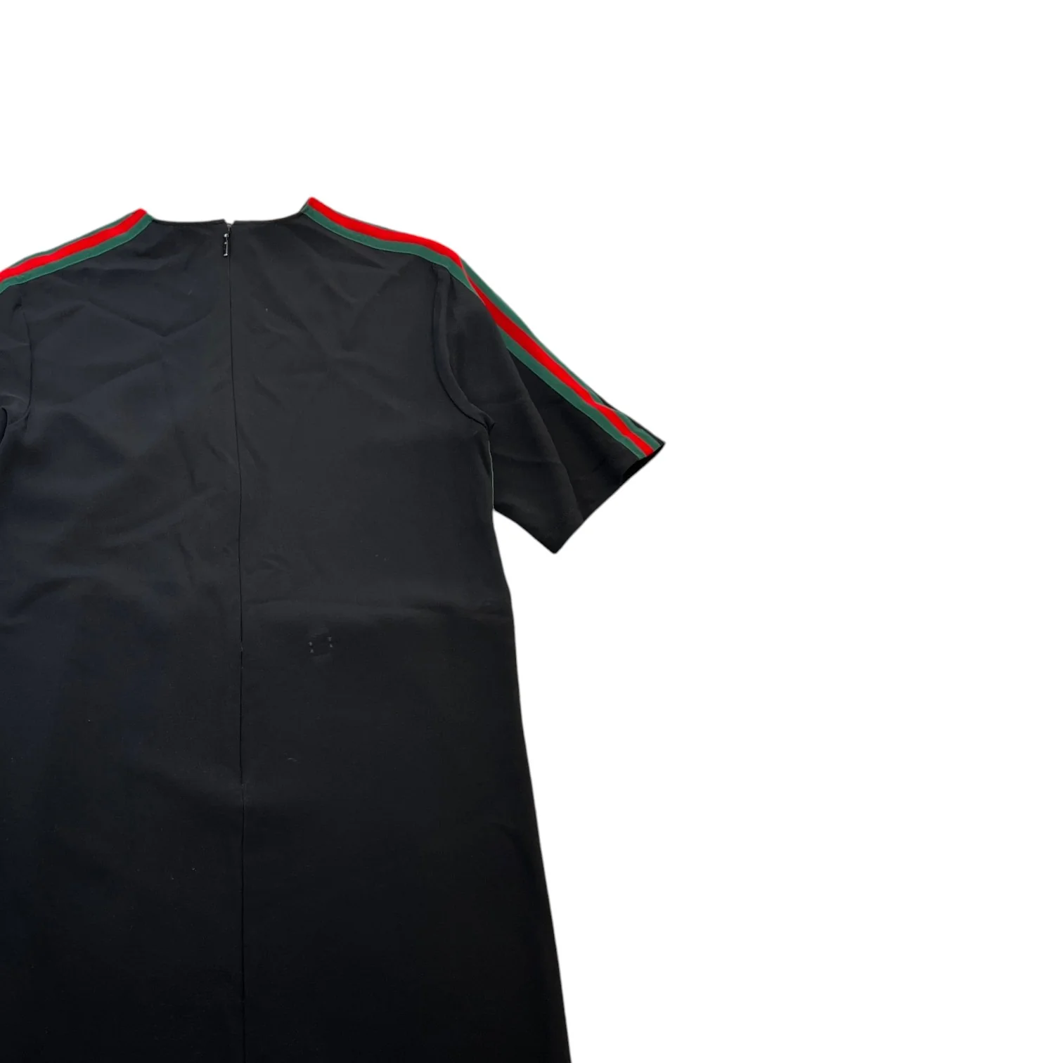 Women's Web Stripe Dress T-Shirt Black Size M - Image 4