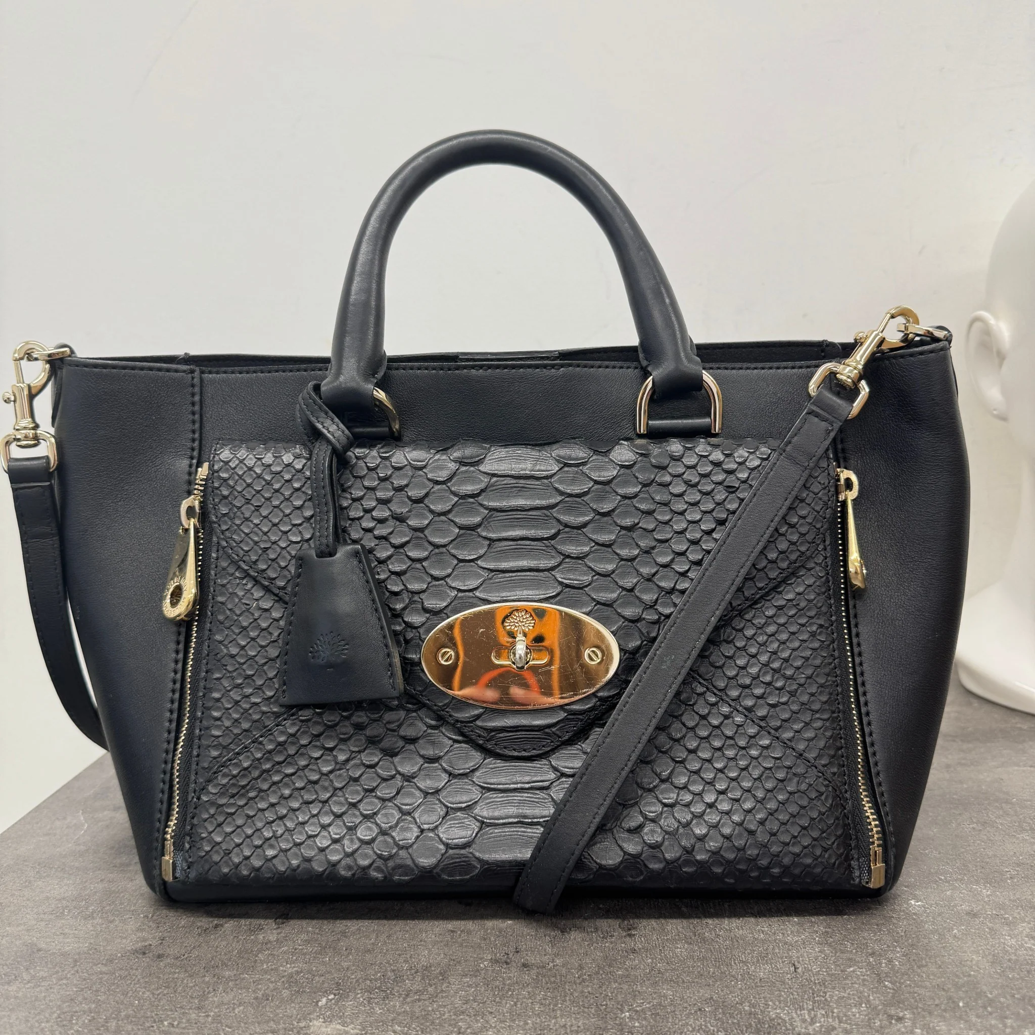Women's Willow Tote Bag Black - Image 11