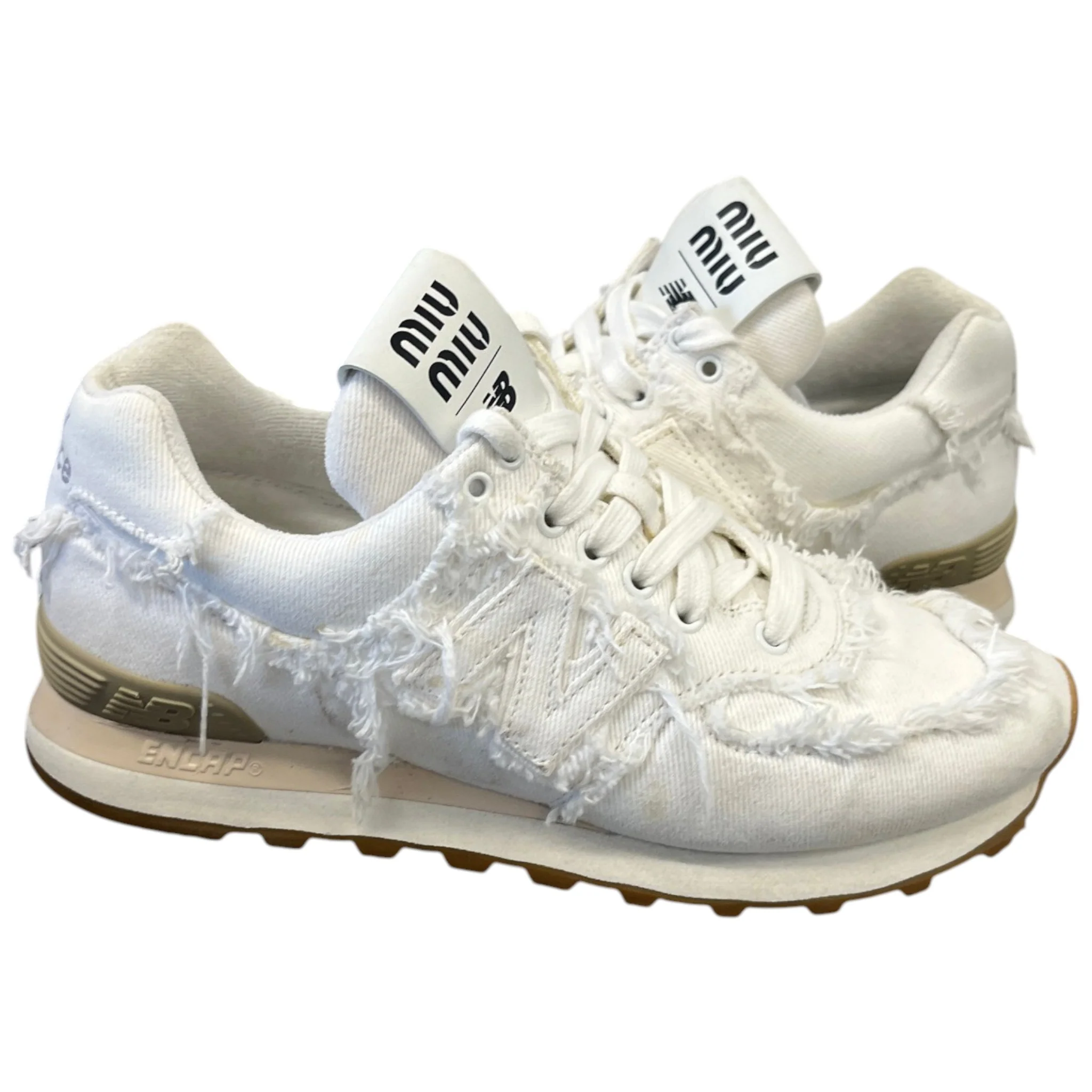 Women's X New Balance Low Trainers White Size EU 38 / UK 5 - Image 3