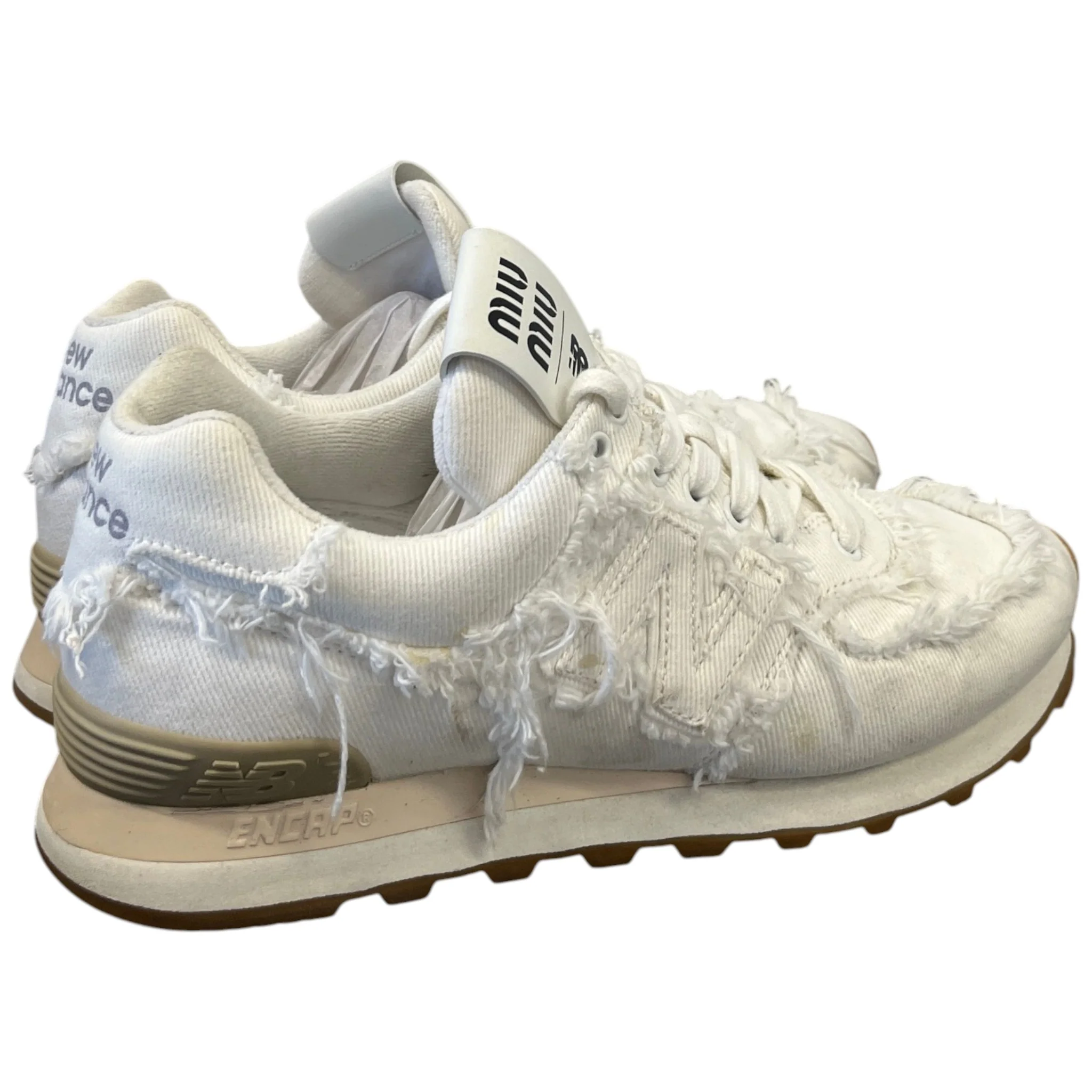 Women's X New Balance Low Trainers White Size EU 38 / UK 5 - Image 8