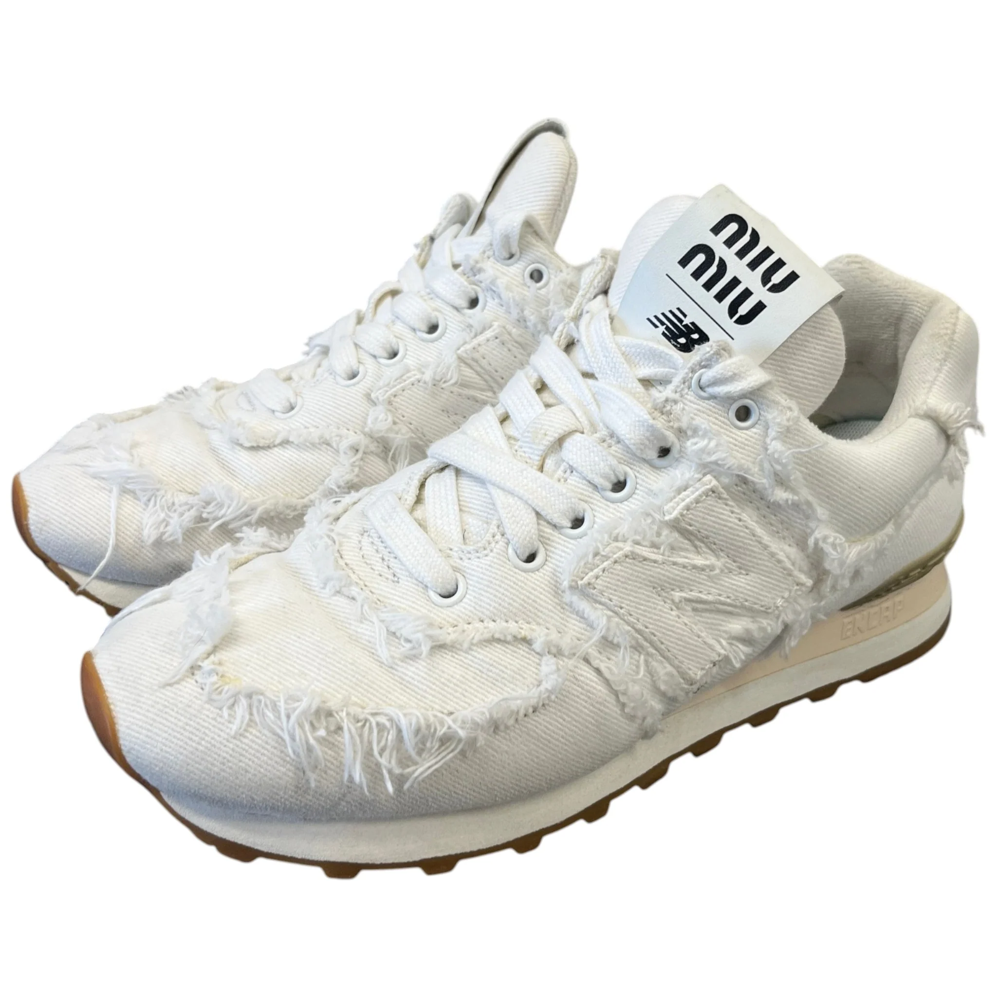 Women's X New Balance Low Trainers White Size EU 38 / UK 5 - Image 9