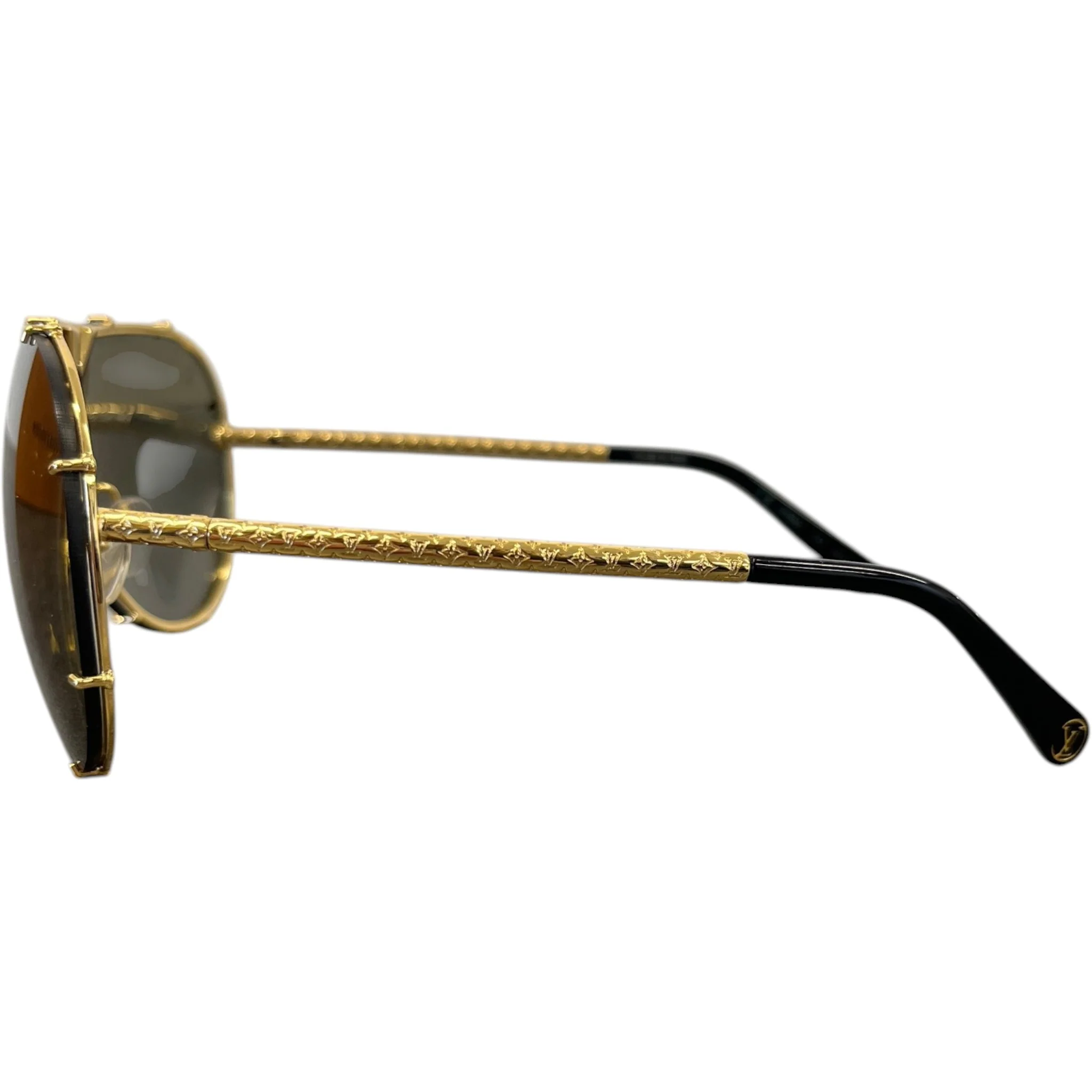 Women's Z089E Lv Drive Sunglasses Gold - Image 6