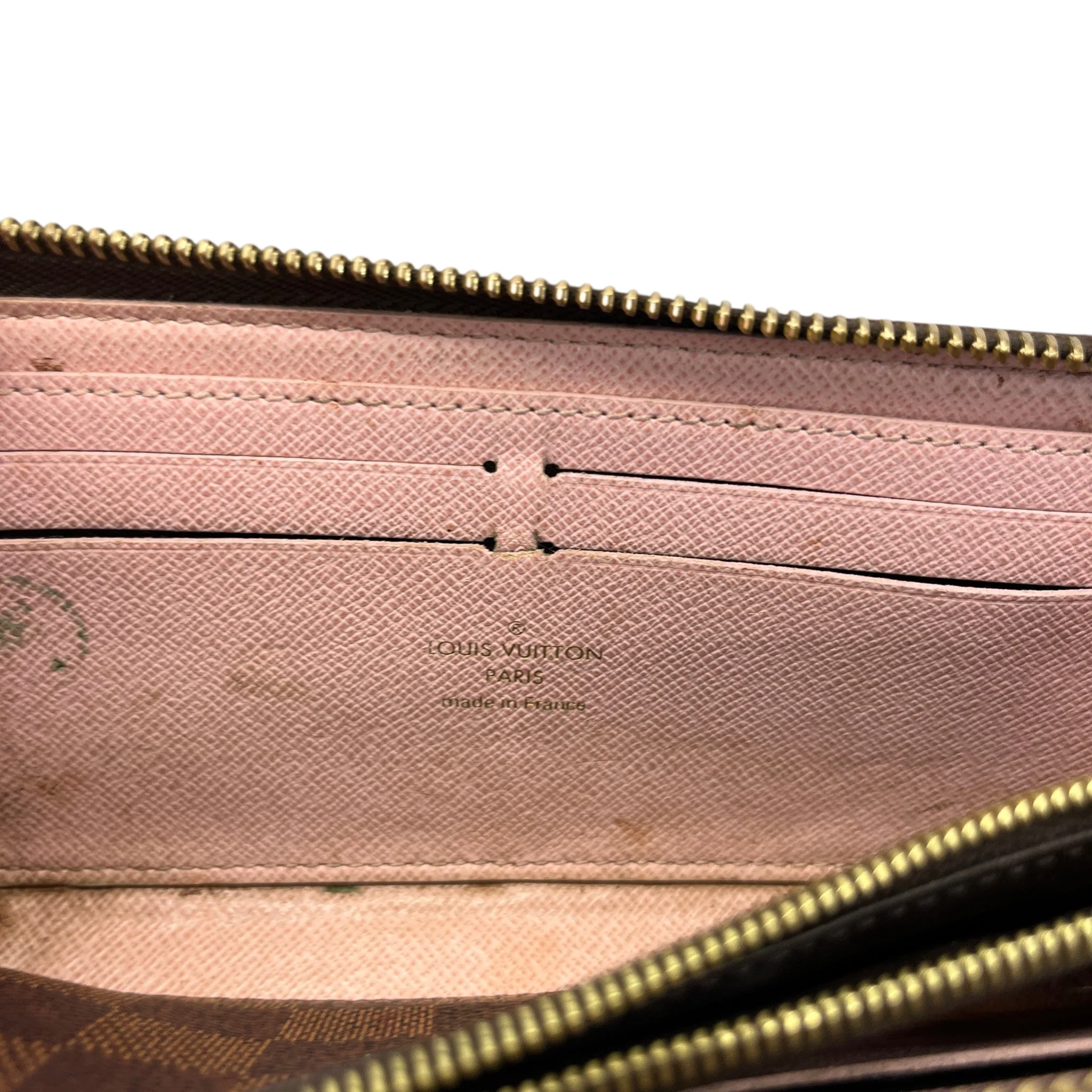 Women's Zippy Damier Ebene Purse Brown - Image 10