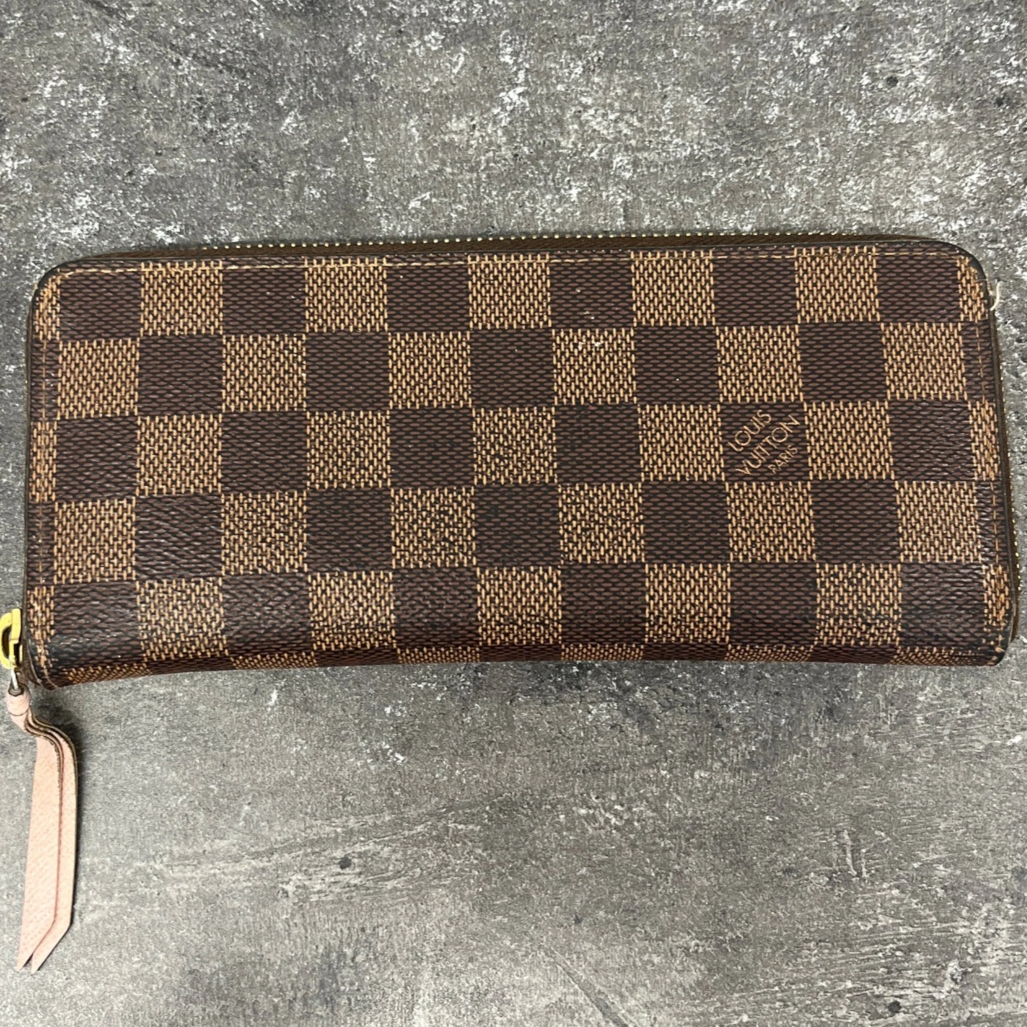 Women's Zippy Damier Ebene Purse Brown - Image 11